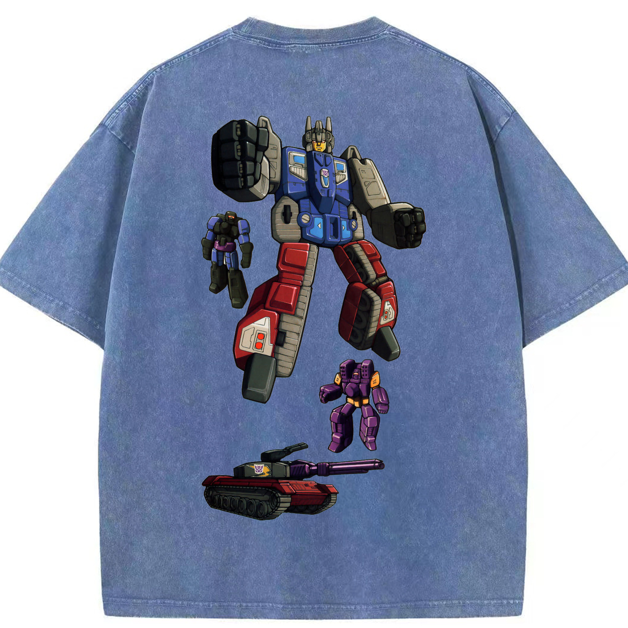 （画像用）  綿100% ヴィンテージ風 半袖Tシャツ（背面プリント）