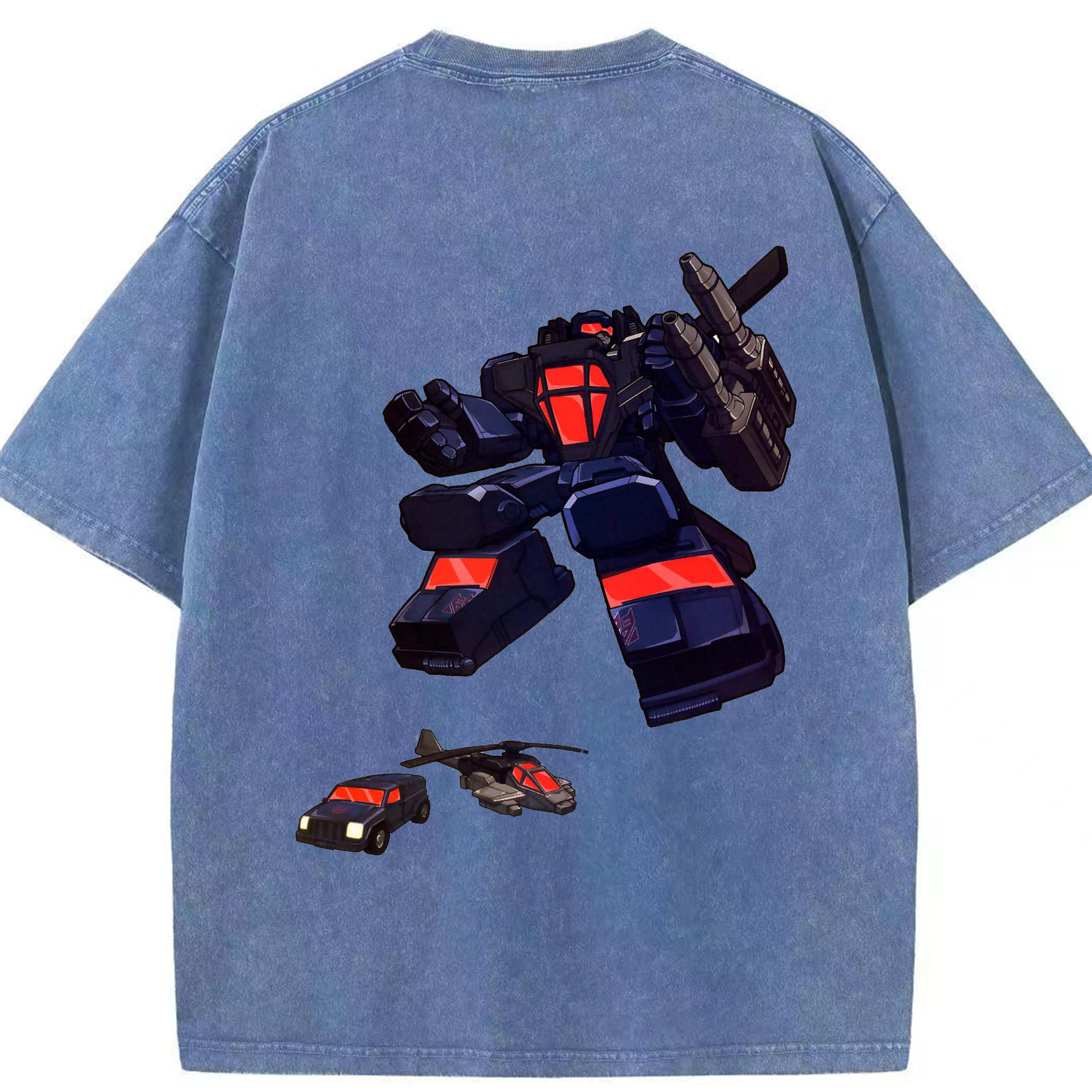 （画像用）  綿100% ヴィンテージ風 半袖Tシャツ（背面プリント）