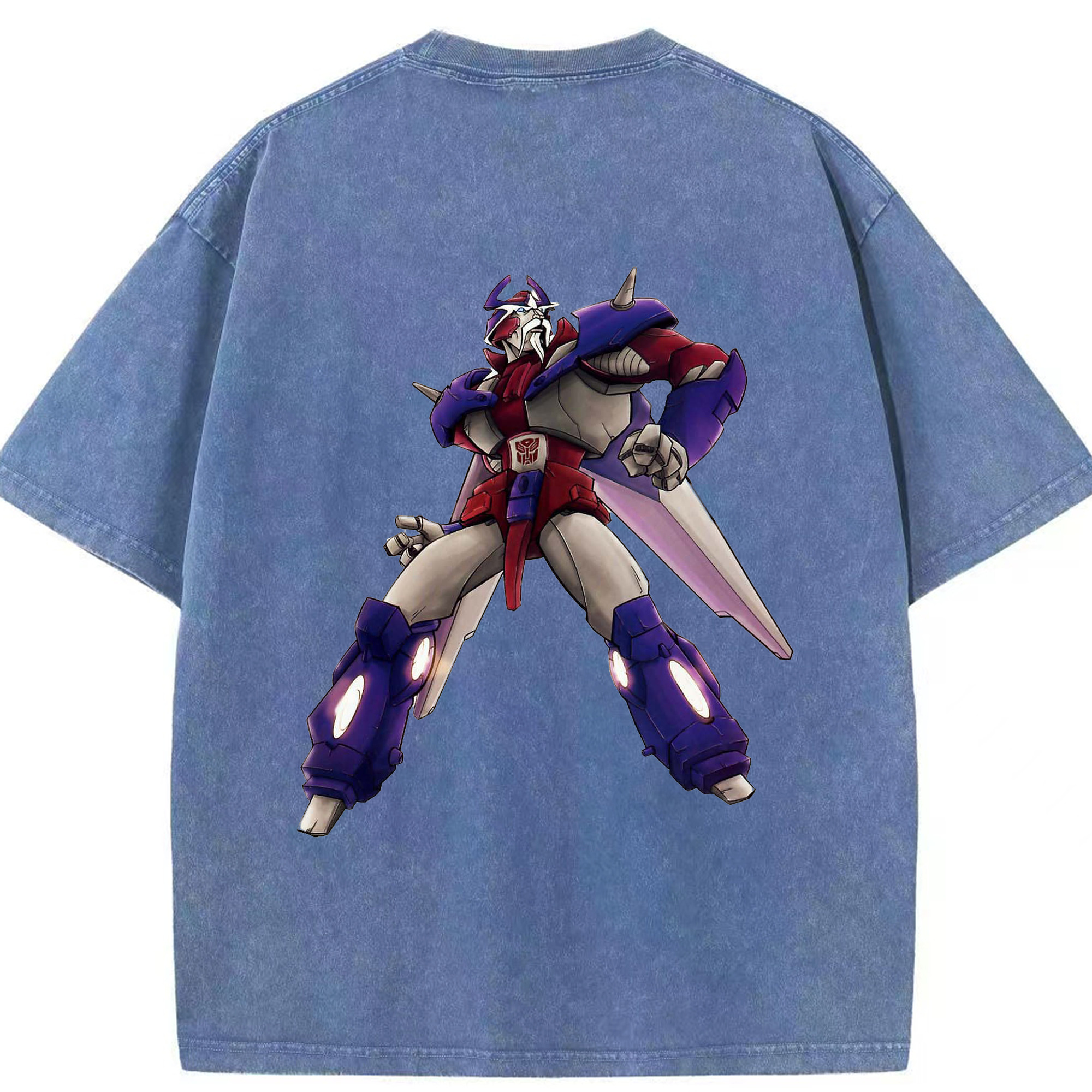 （画像用）  綿100% ヴィンテージ風 半袖Tシャツ（背面プリント）