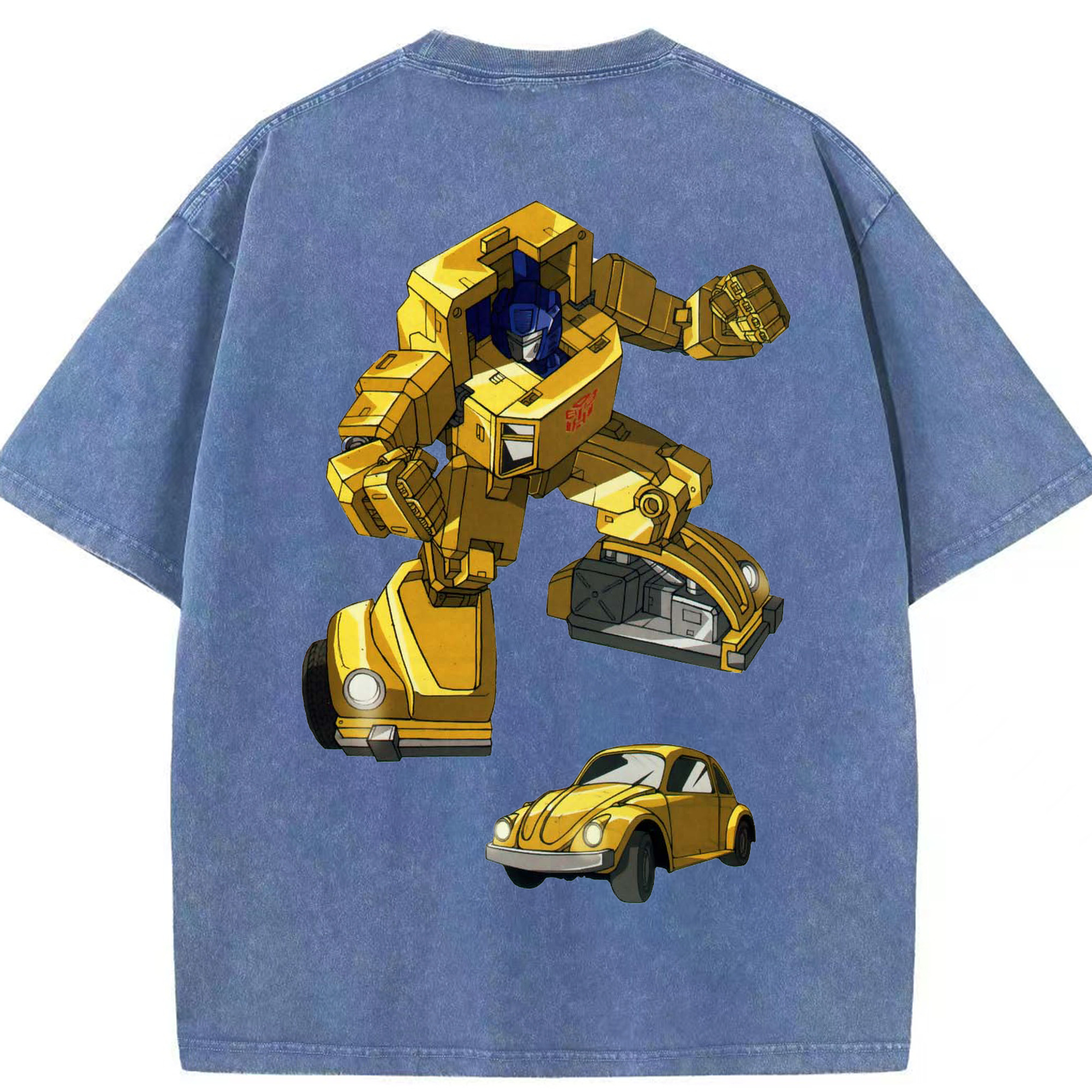 （画像用）  綿100% ヴィンテージ風 半袖Tシャツ（背面プリント）