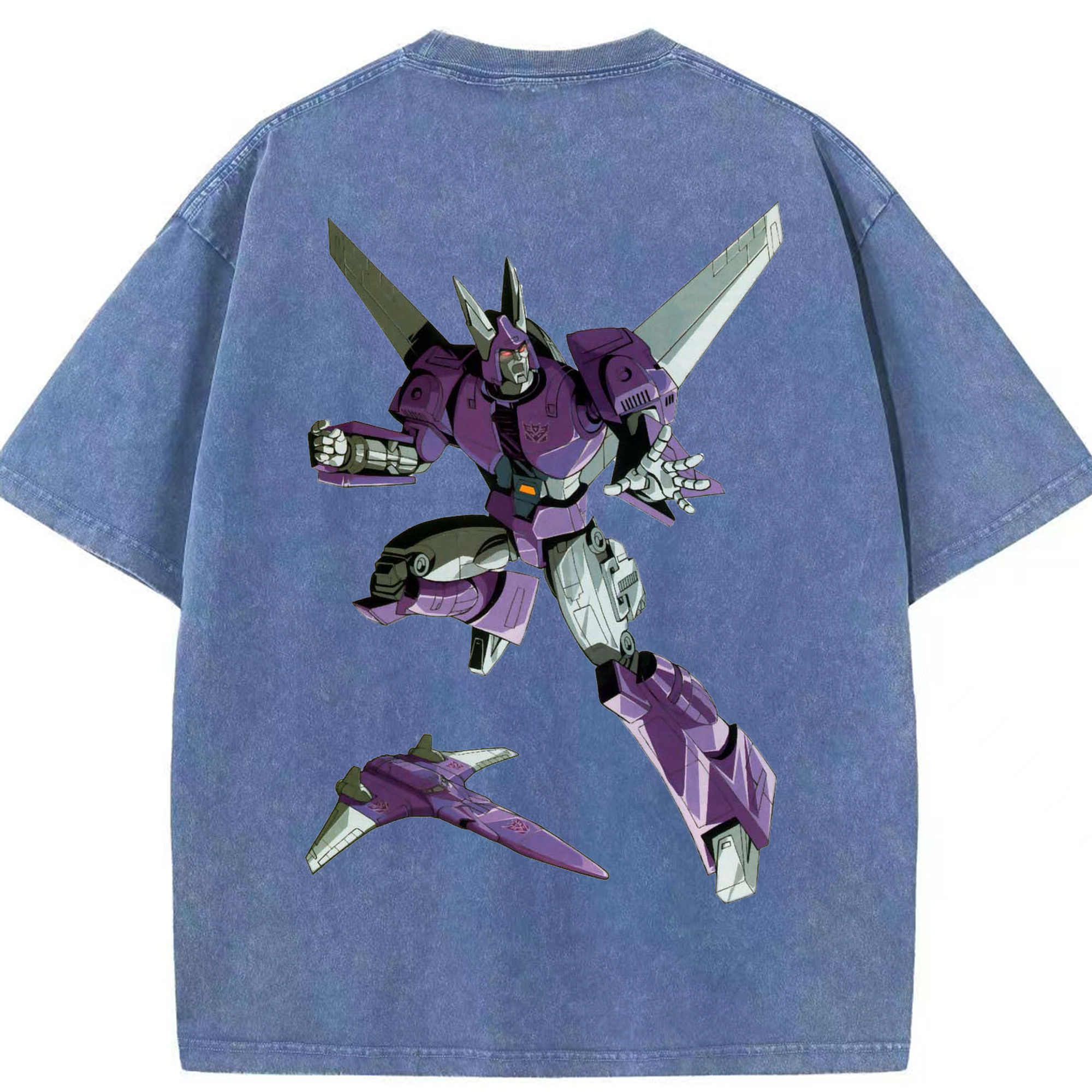 （画像用）  綿100% ヴィンテージ風 半袖Tシャツ（背面プリント）