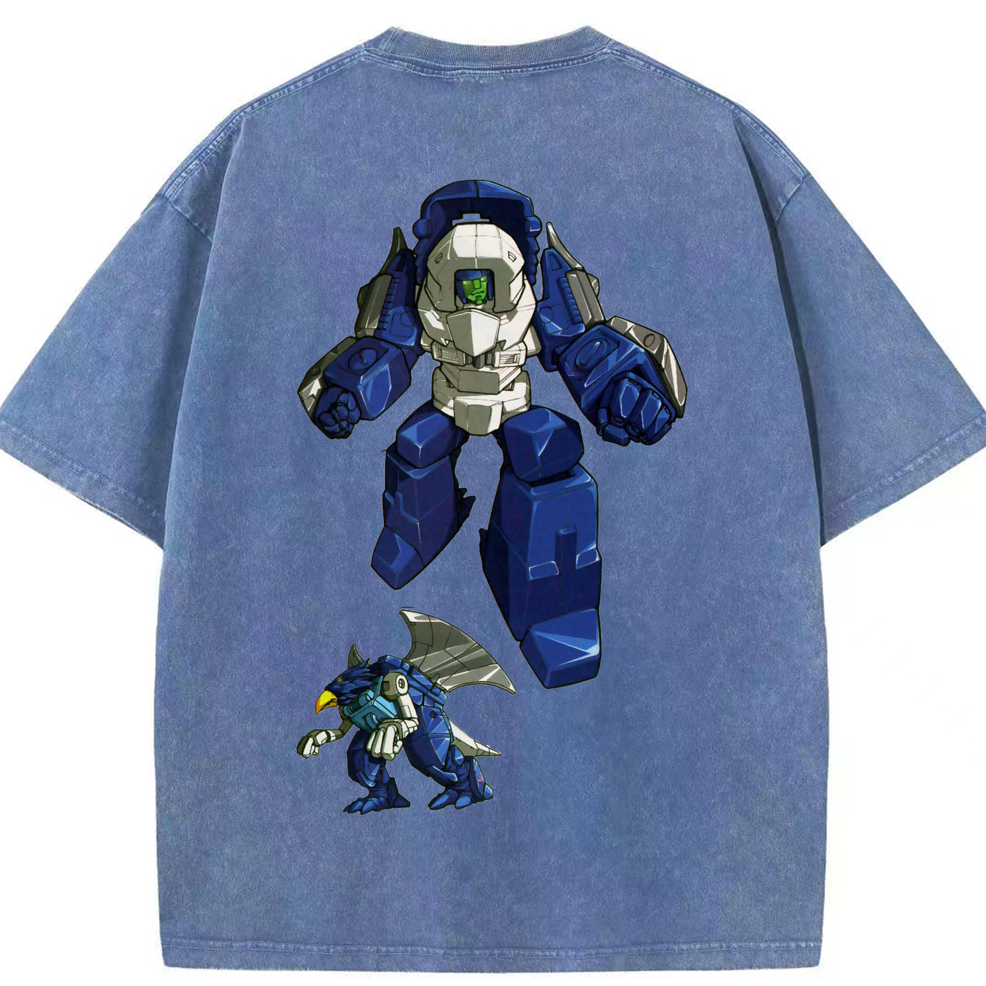 （画像用）  綿100% ヴィンテージ風 半袖Tシャツ（背面プリント）