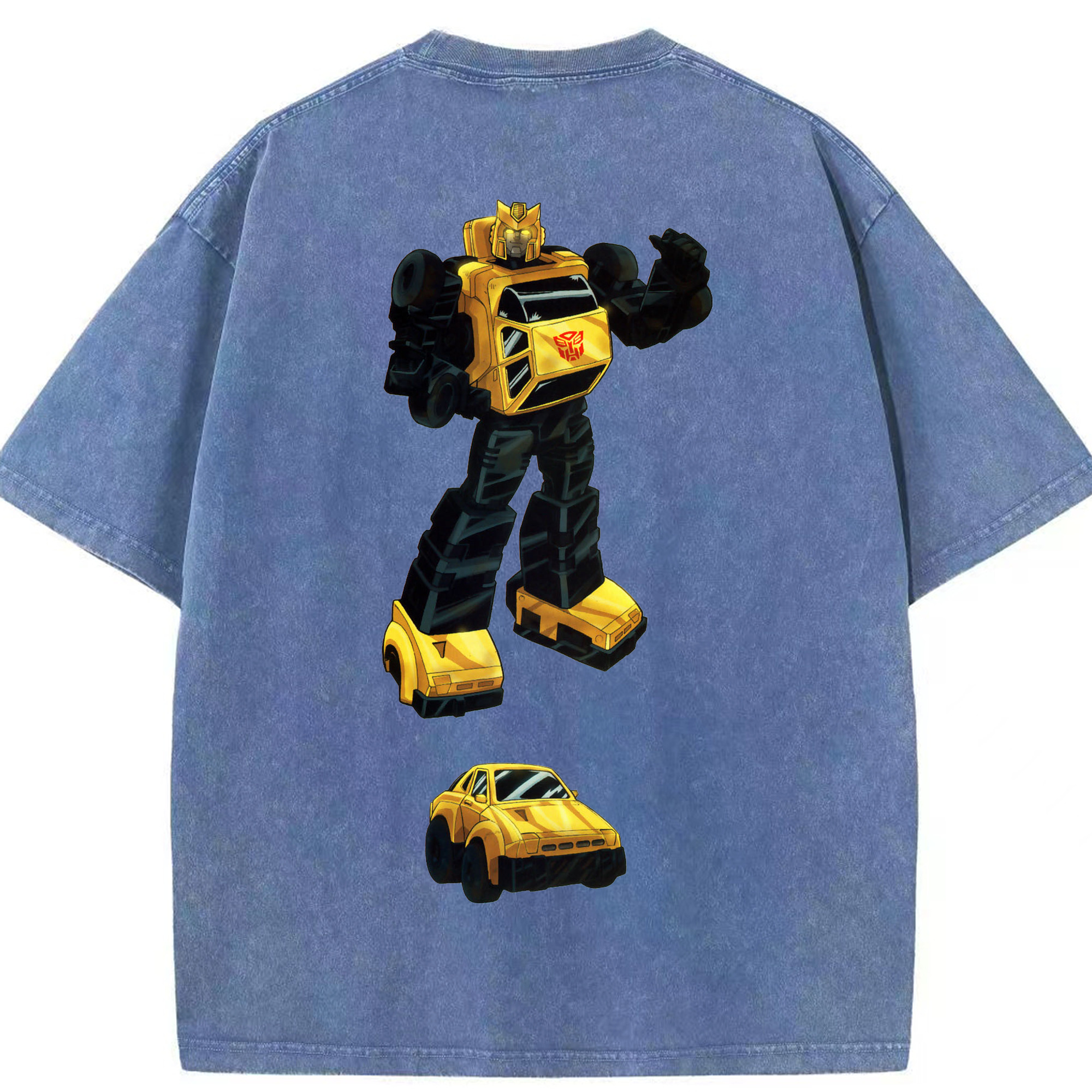 （画像用）  綿100% ヴィンテージ風 半袖Tシャツ（背面プリント）