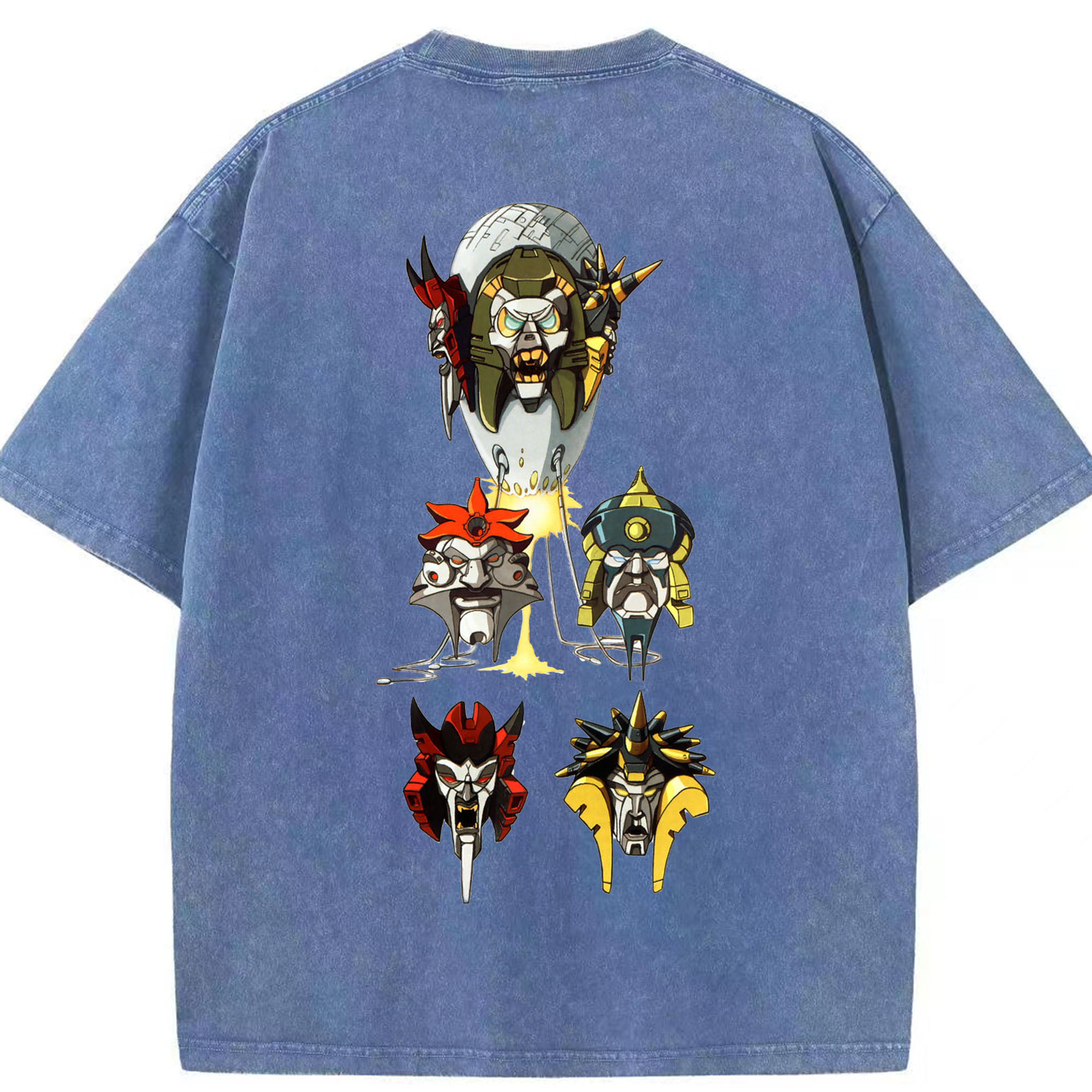 （画像用）  綿100% ヴィンテージ風 半袖Tシャツ（背面プリント）