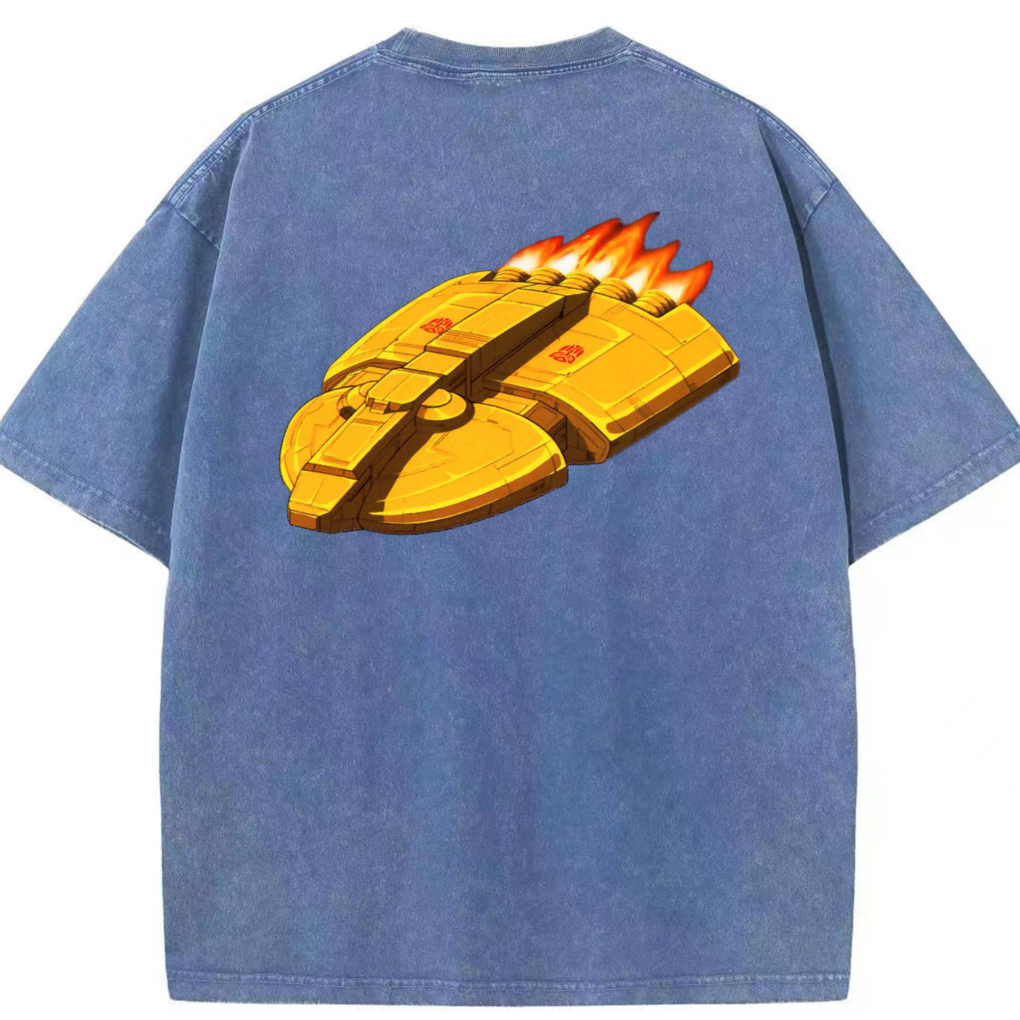 （画像用）  綿100% ヴィンテージ風 半袖Tシャツ（背面プリント）