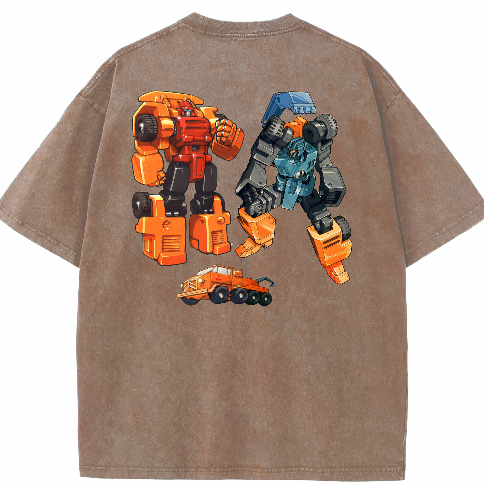 （画像用）  綿100% ヴィンテージ風 半袖Tシャツ（背面プリント）