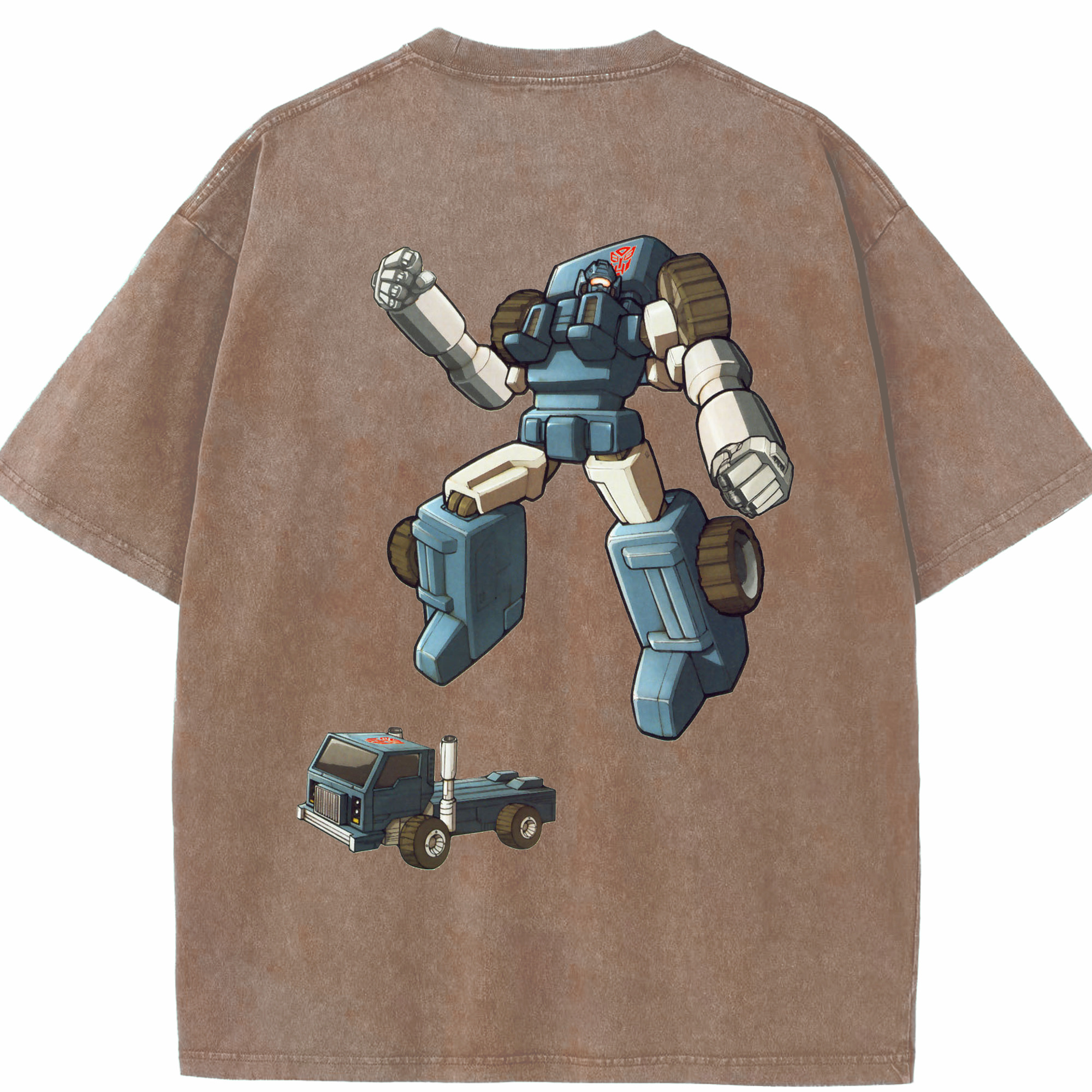 （画像用）  綿100% ヴィンテージ風 半袖Tシャツ（背面プリント）
