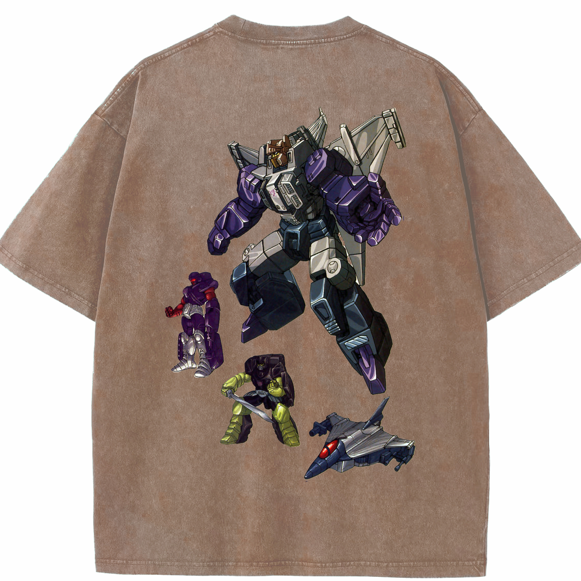 （画像用）  綿100% ヴィンテージ風 半袖Tシャツ（背面プリント）