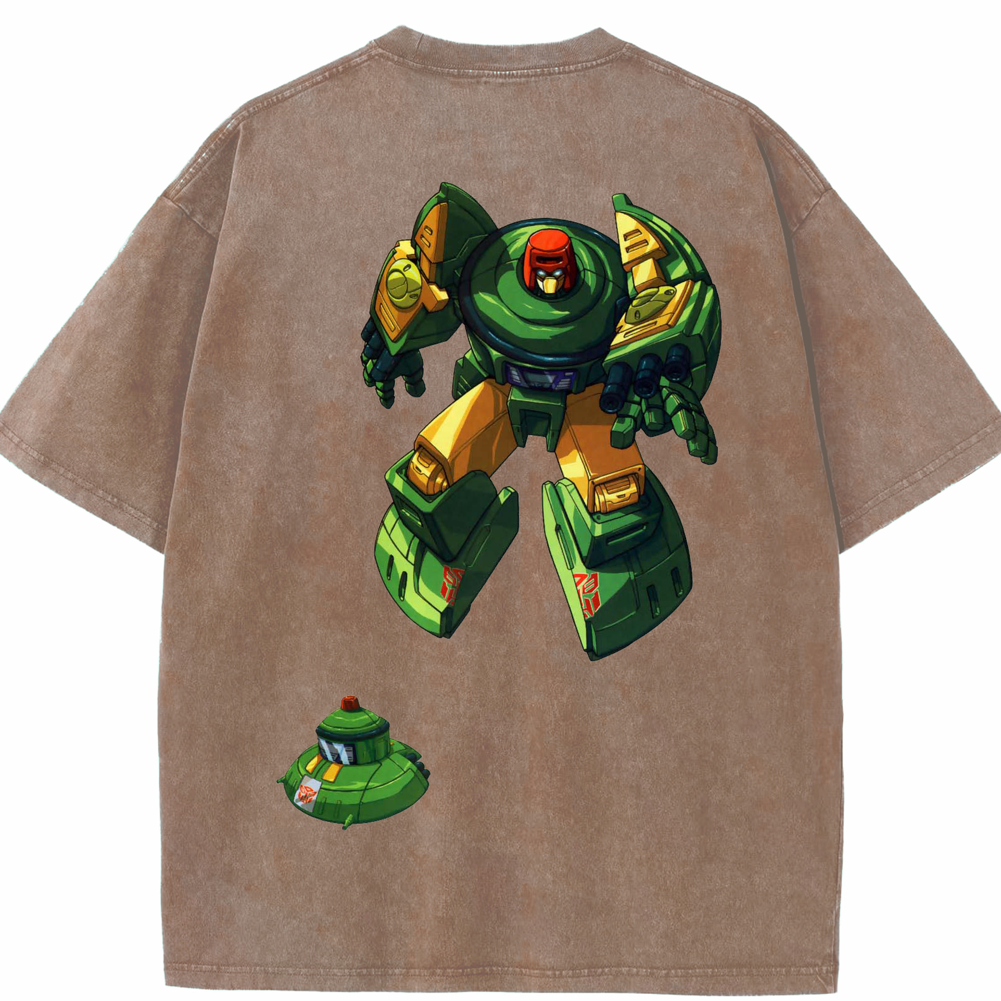 （画像用）  綿100% ヴィンテージ風 半袖Tシャツ（背面プリント）