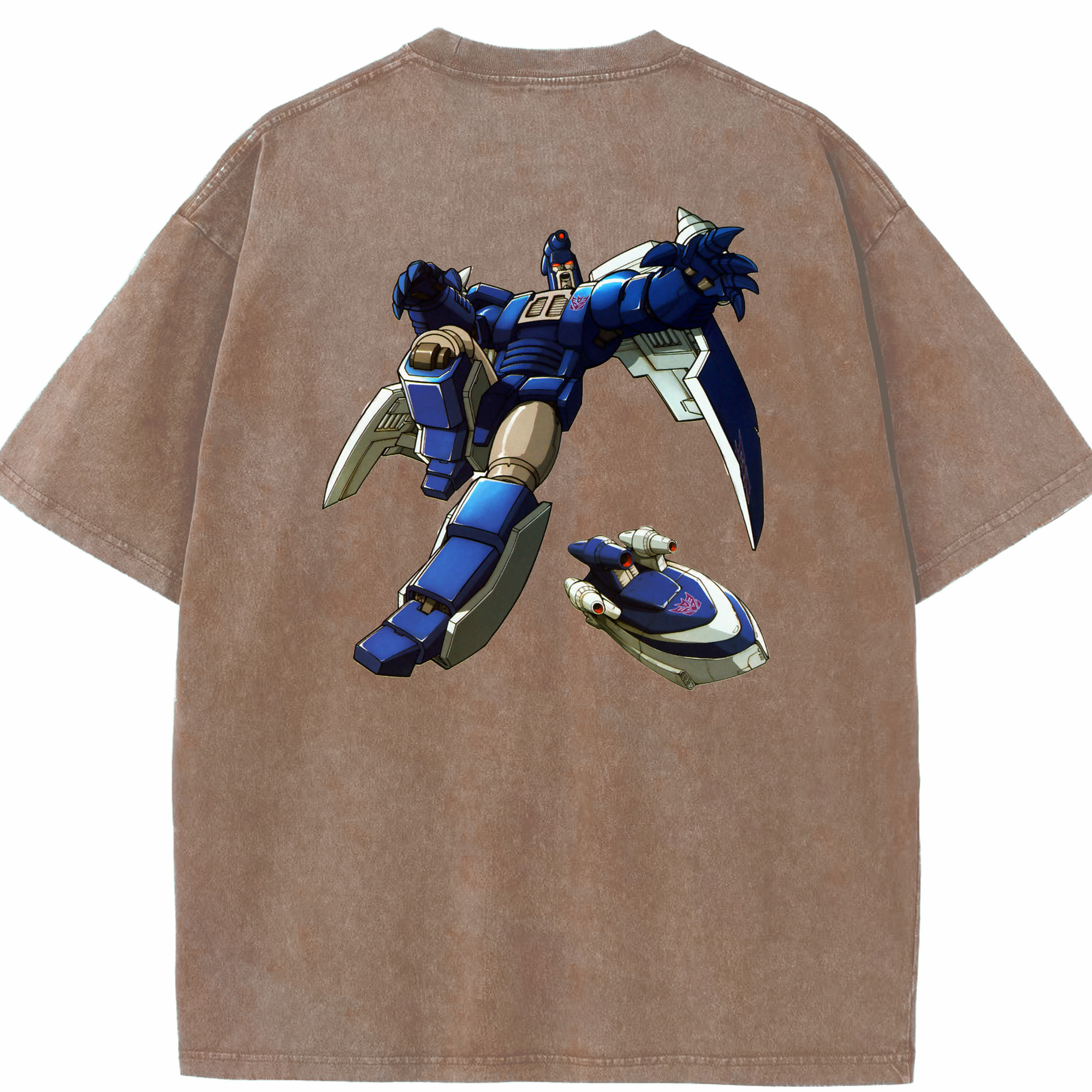 （画像用）  綿100% ヴィンテージ風 半袖Tシャツ（背面プリント）