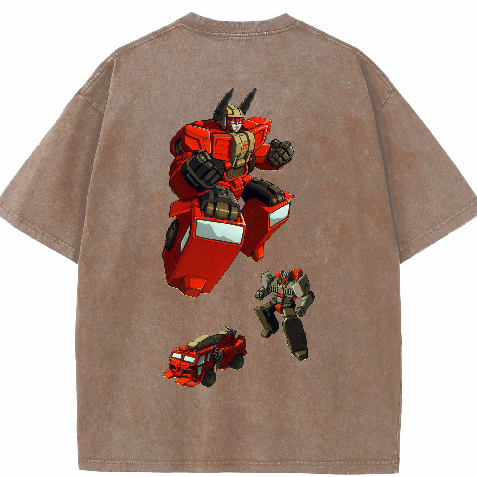 （画像用）  綿100% ヴィンテージ風 半袖Tシャツ（背面プリント）
