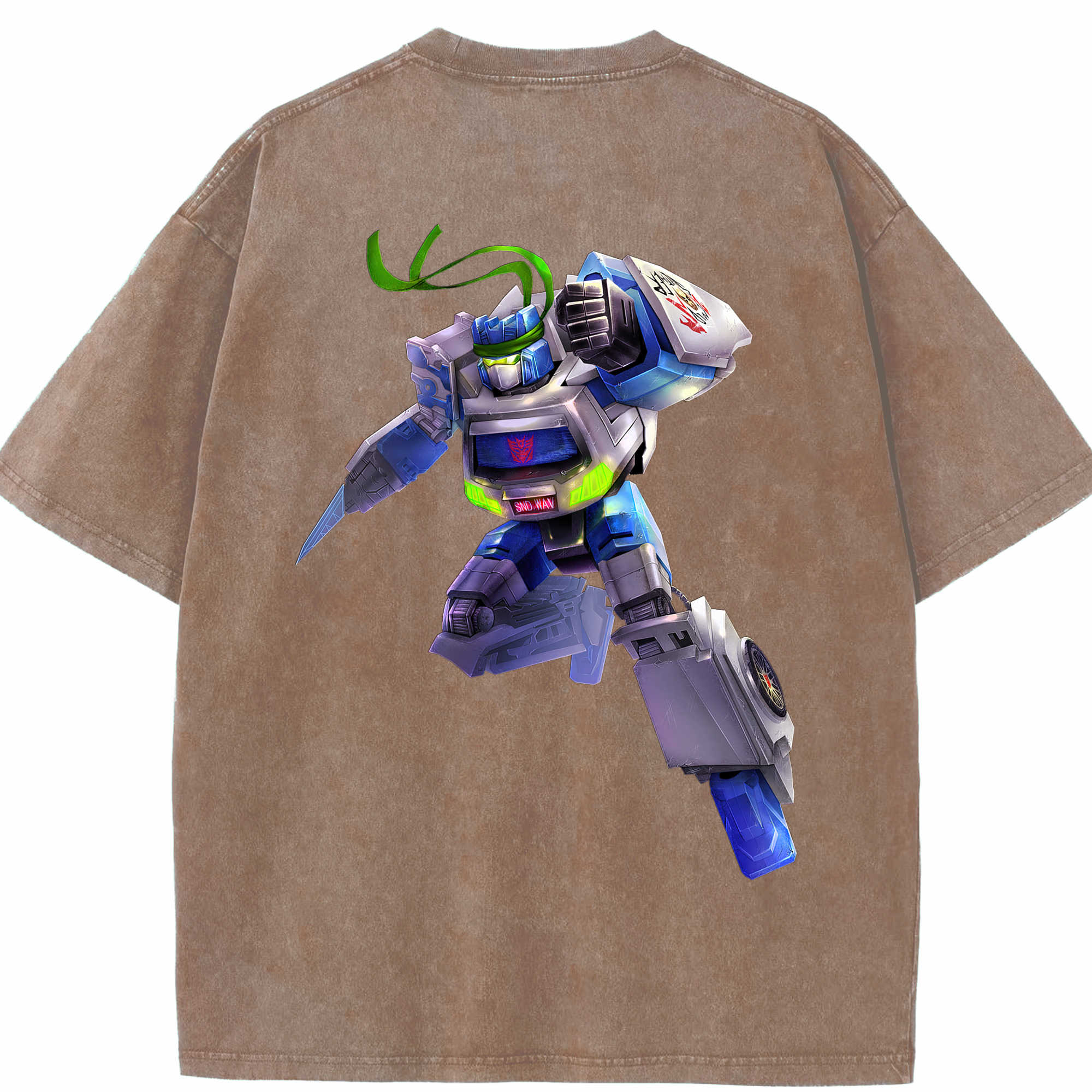 （画像用）  綿100% ヴィンテージ風 半袖Tシャツ（背面プリント）