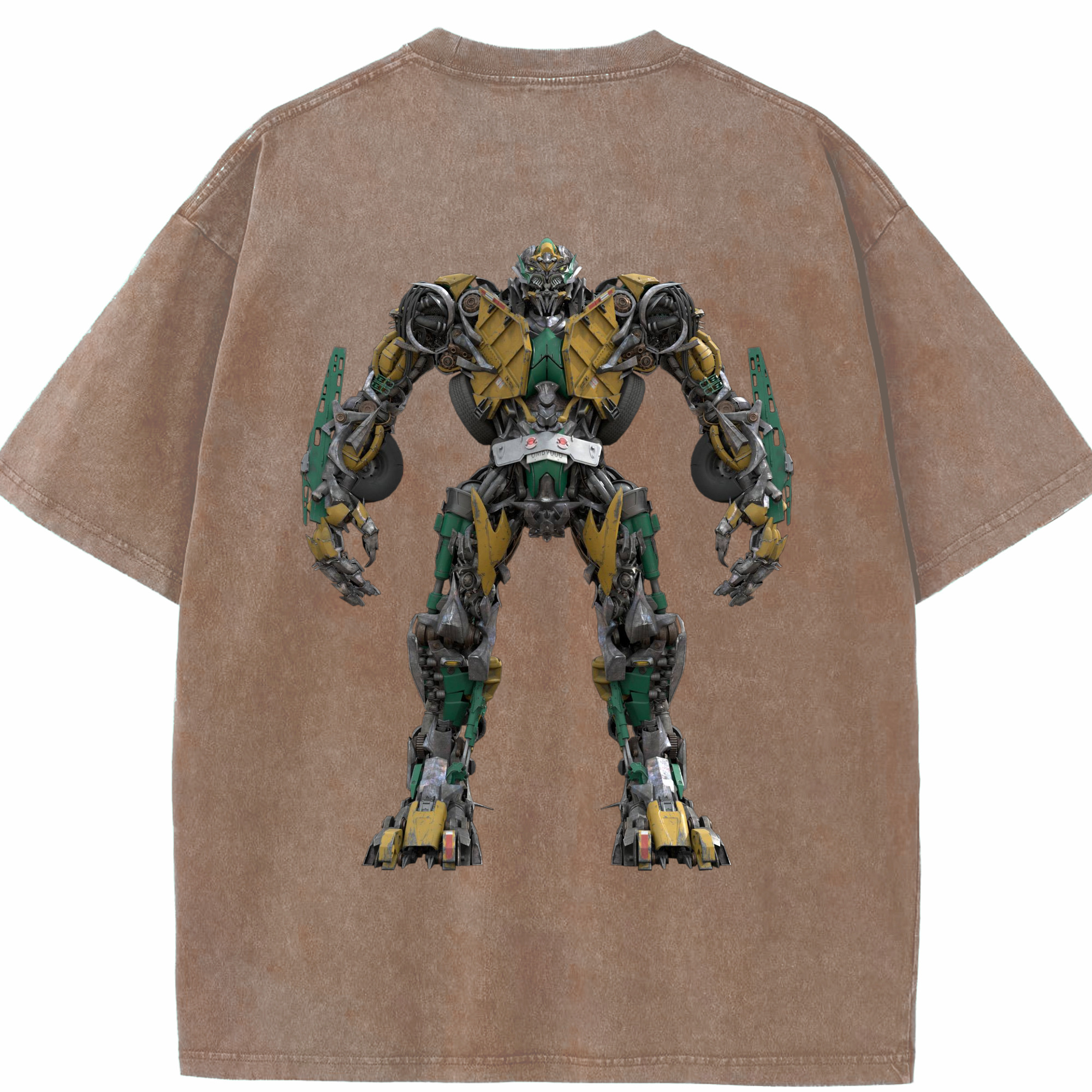 （画像用）  綿100% ヴィンテージ風 半袖Tシャツ（背面プリント）