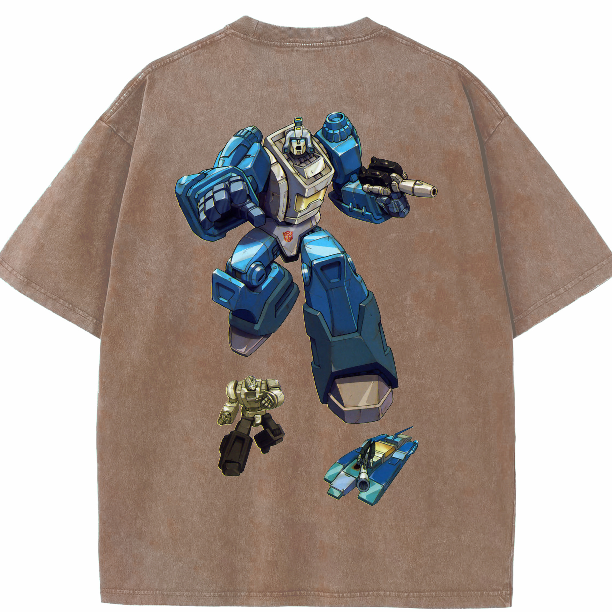 （画像用）  綿100% ヴィンテージ風 半袖Tシャツ（背面プリント）