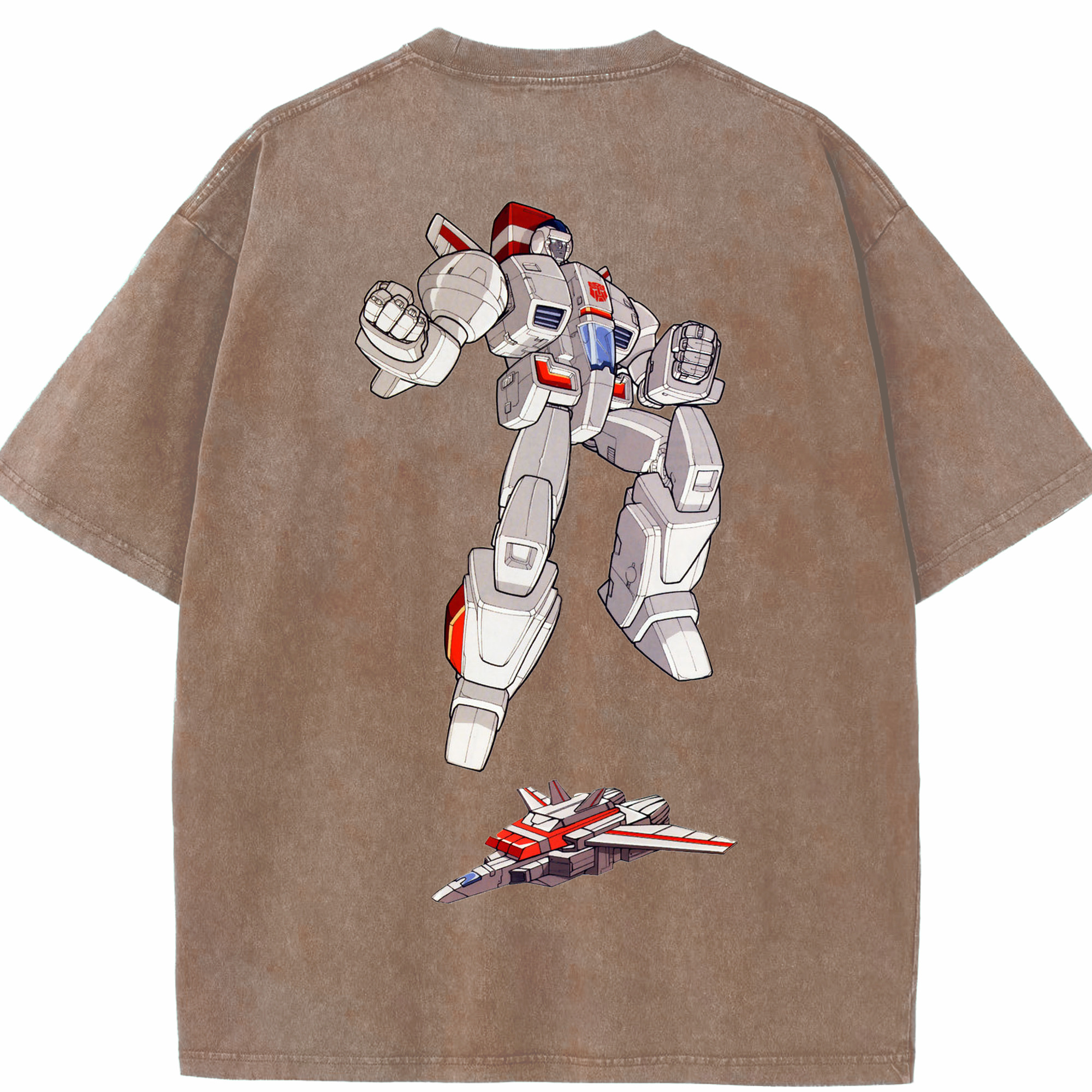 （画像用）  綿100% ヴィンテージ風 半袖Tシャツ（背面プリント）