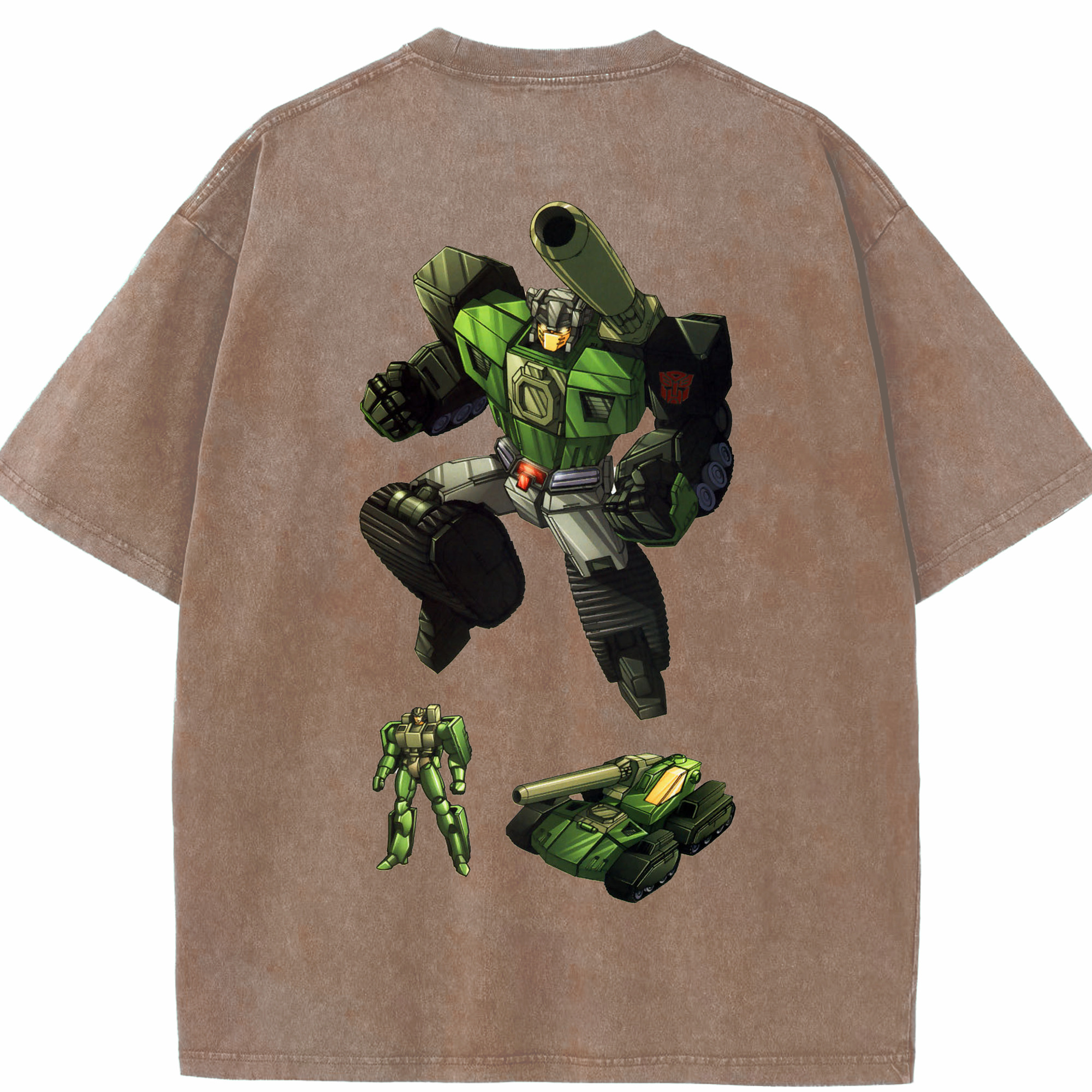 （画像用）  綿100% ヴィンテージ風 半袖Tシャツ（背面プリント）