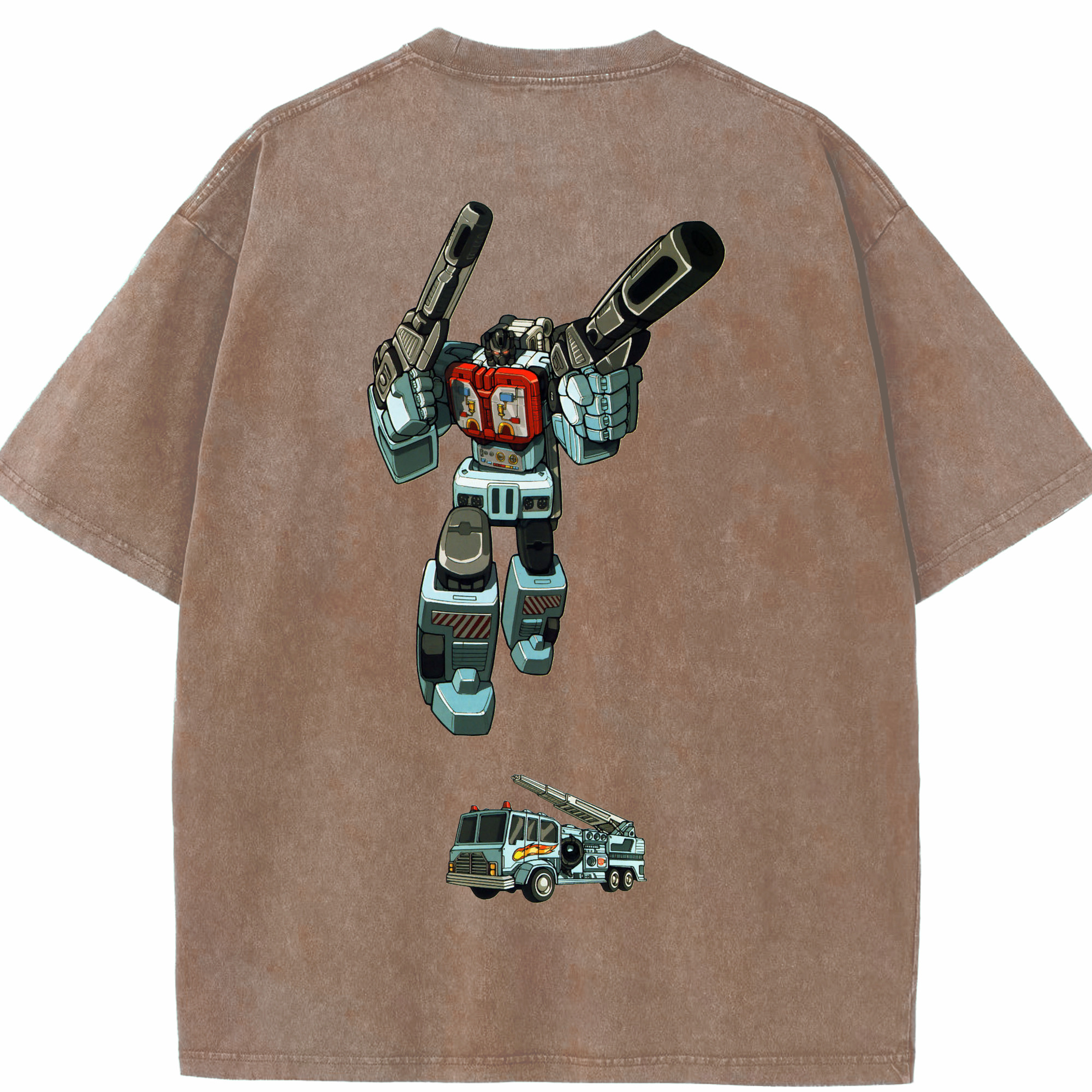 （画像用）  綿100% ヴィンテージ風 半袖Tシャツ（背面プリント）
