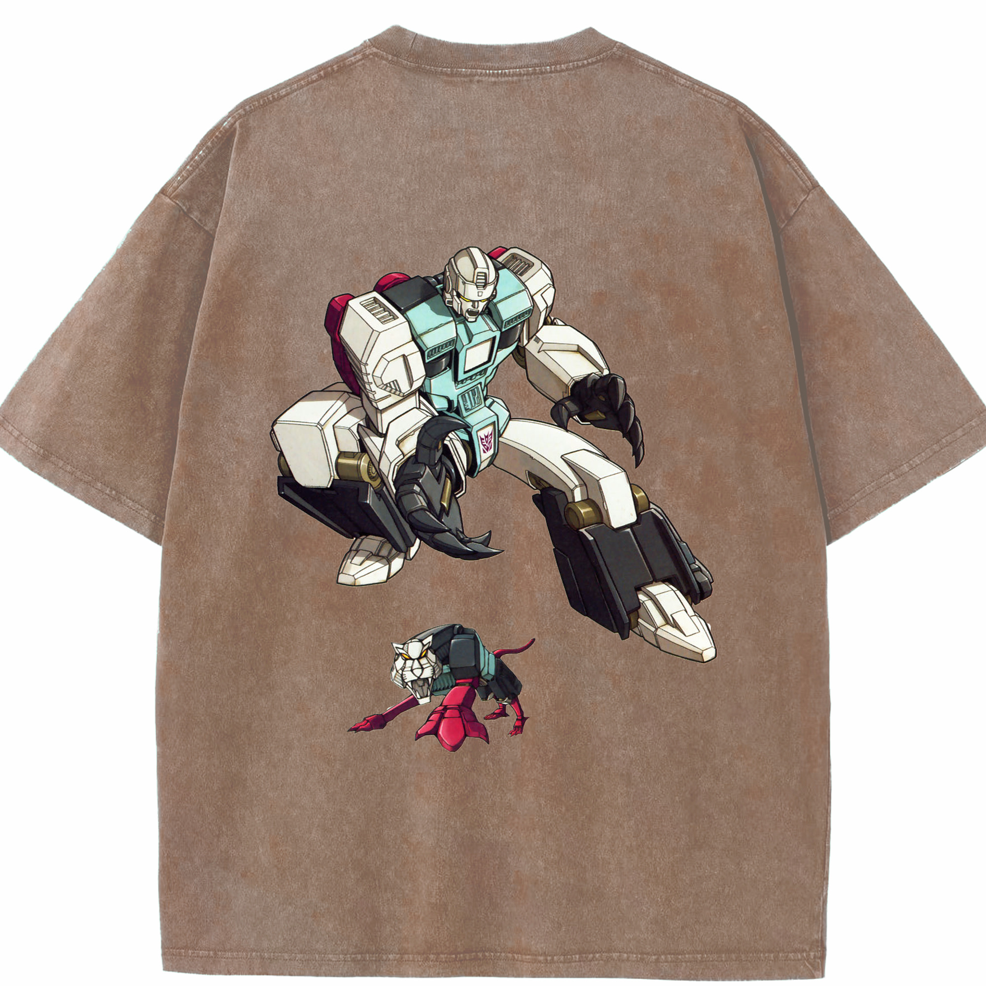 （画像用）  綿100% ヴィンテージ風 半袖Tシャツ（背面プリント）