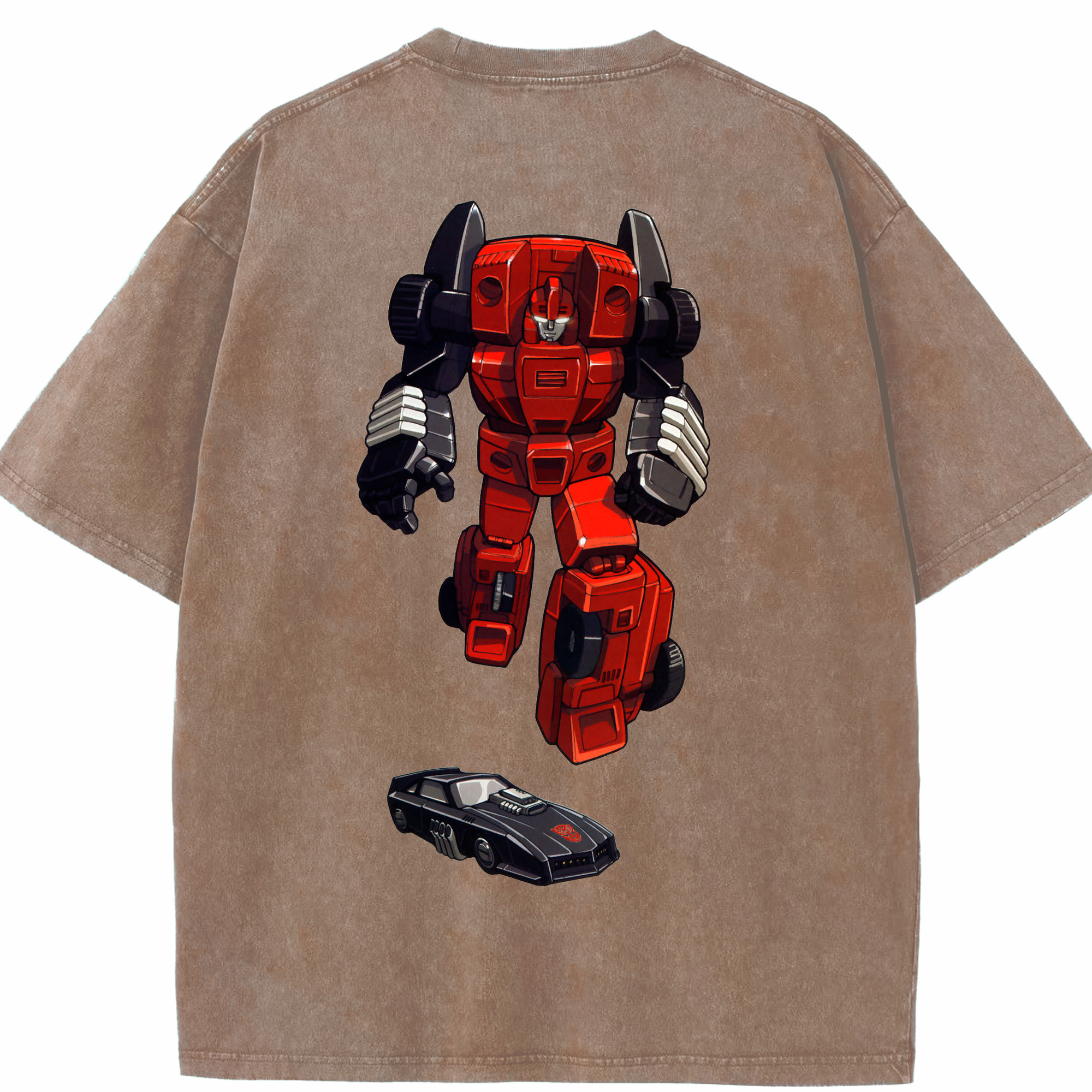 （画像用）  綿100% ヴィンテージ風 半袖Tシャツ（背面プリント）