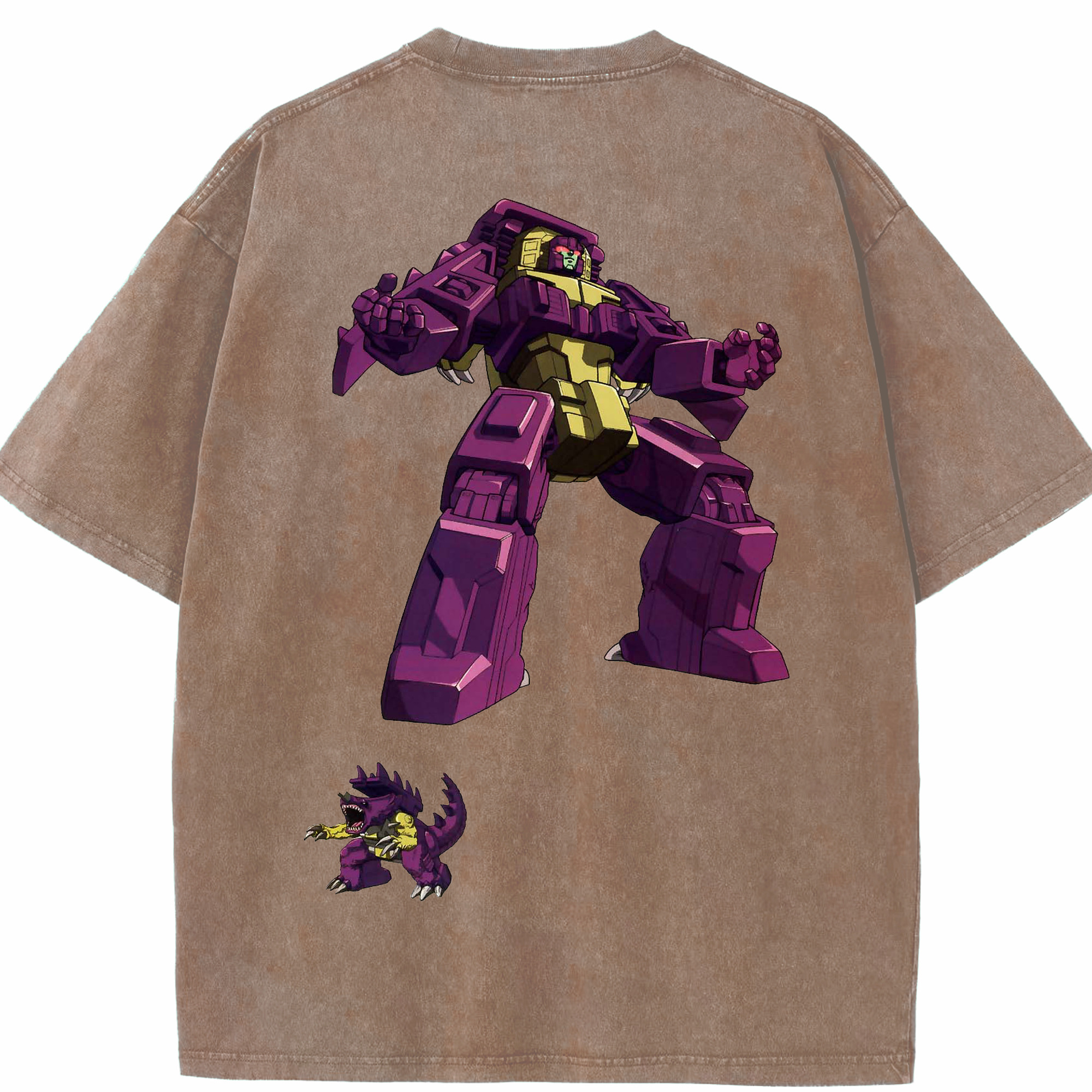 （画像用）  綿100% ヴィンテージ風 半袖Tシャツ（背面プリント）