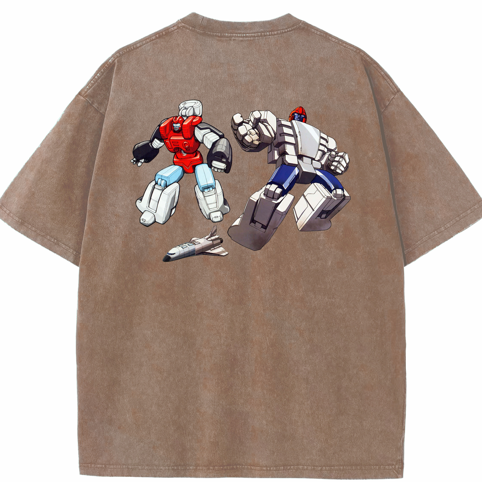（画像用）  綿100% ヴィンテージ風 半袖Tシャツ（背面プリント）