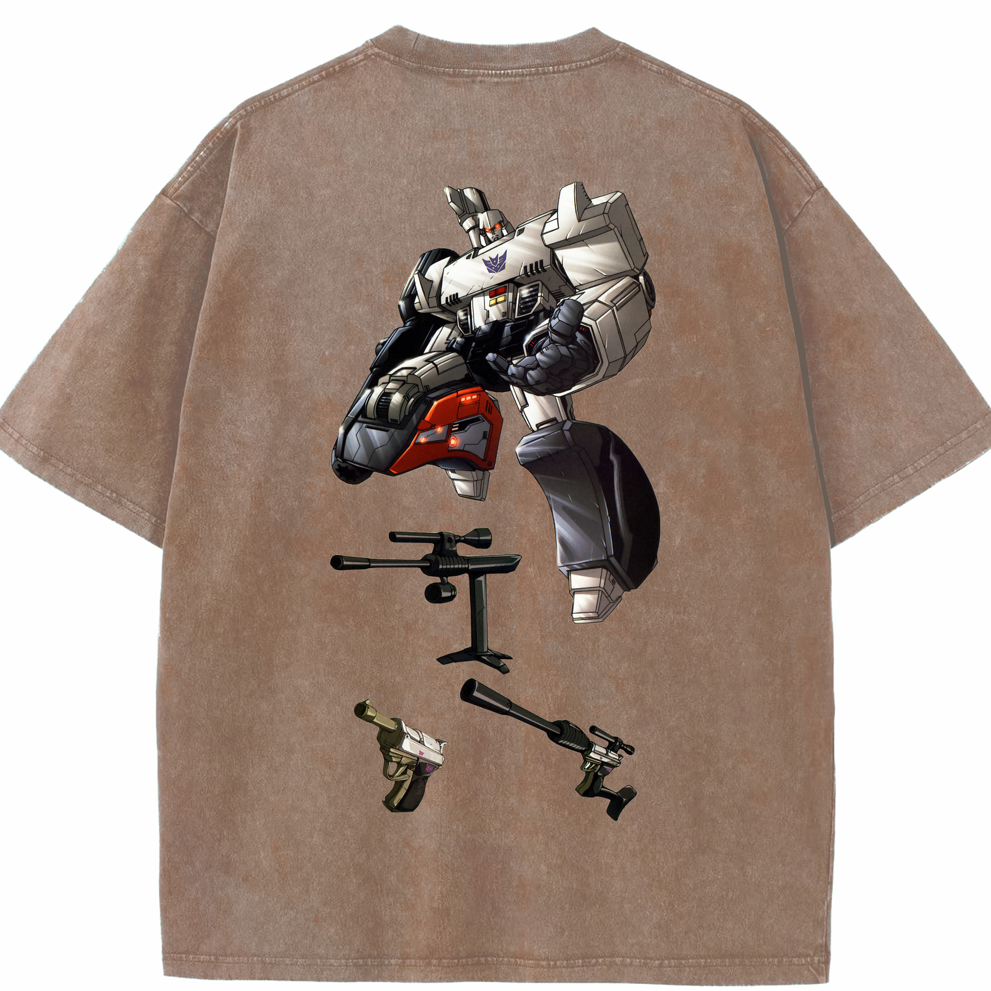 （画像用）  綿100% ヴィンテージ風 半袖Tシャツ（背面プリント）