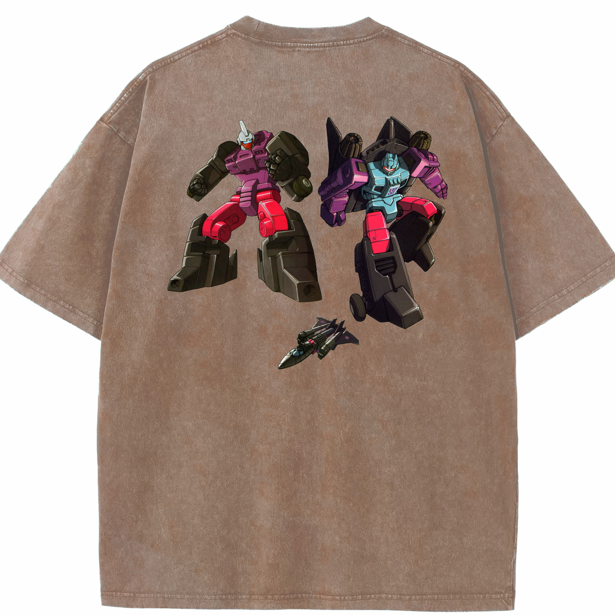 （画像用）  綿100% ヴィンテージ風 半袖Tシャツ（背面プリント）