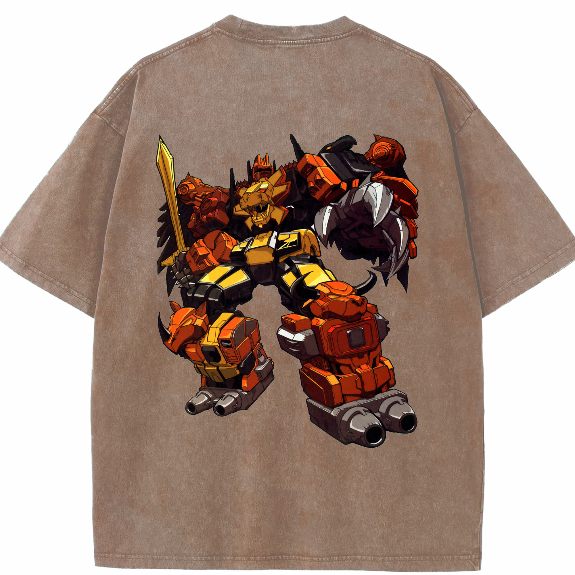 （画像用）  綿100% ヴィンテージ風 半袖Tシャツ（背面プリント）