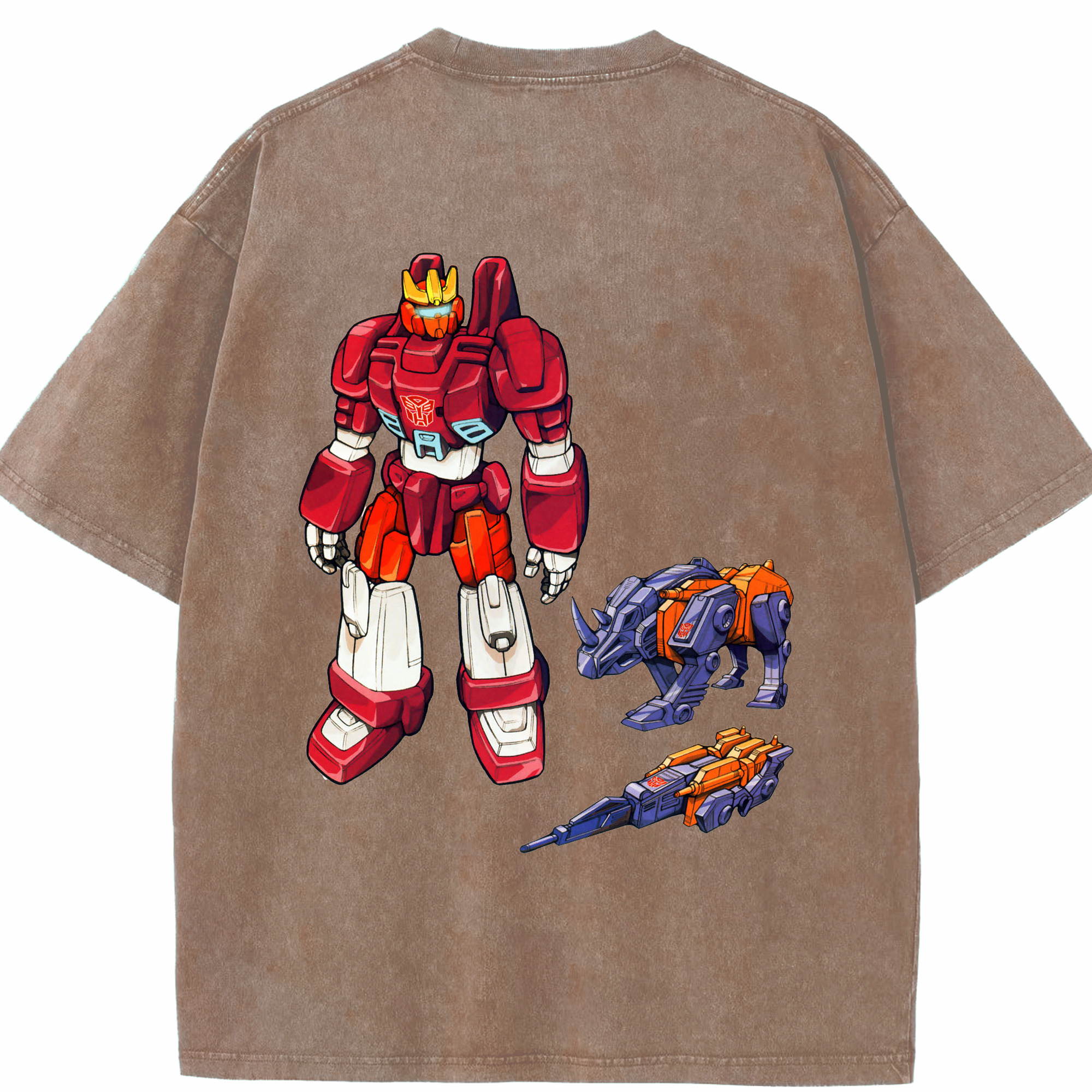 （画像用）  綿100% ヴィンテージ風 半袖Tシャツ（背面プリント）