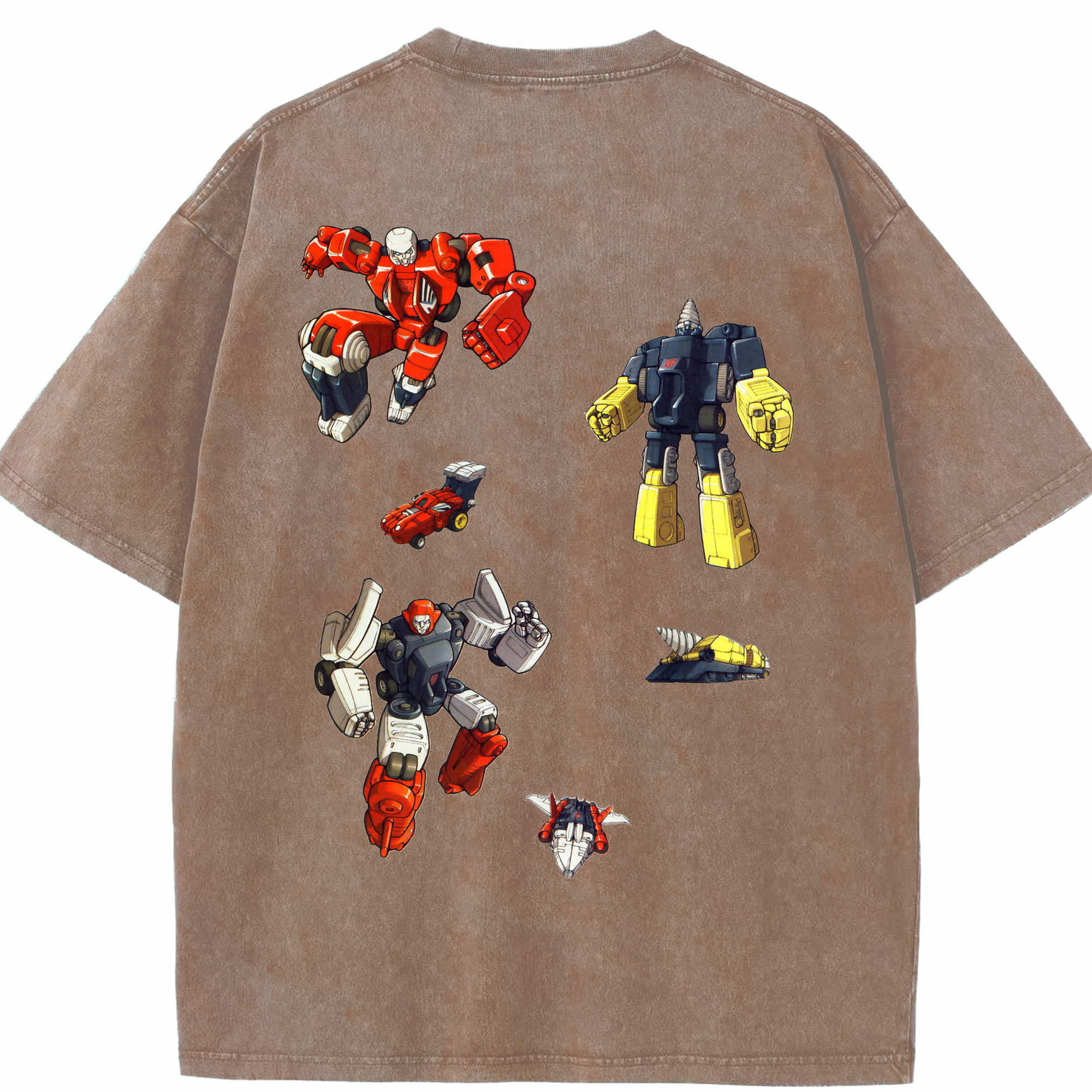 （画像用）  綿100% ヴィンテージ風 半袖Tシャツ（背面プリント）