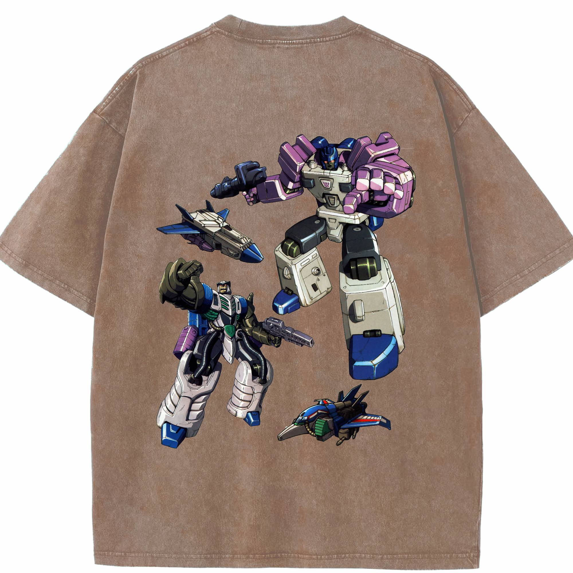 （画像用）  綿100% ヴィンテージ風 半袖Tシャツ（背面プリント）