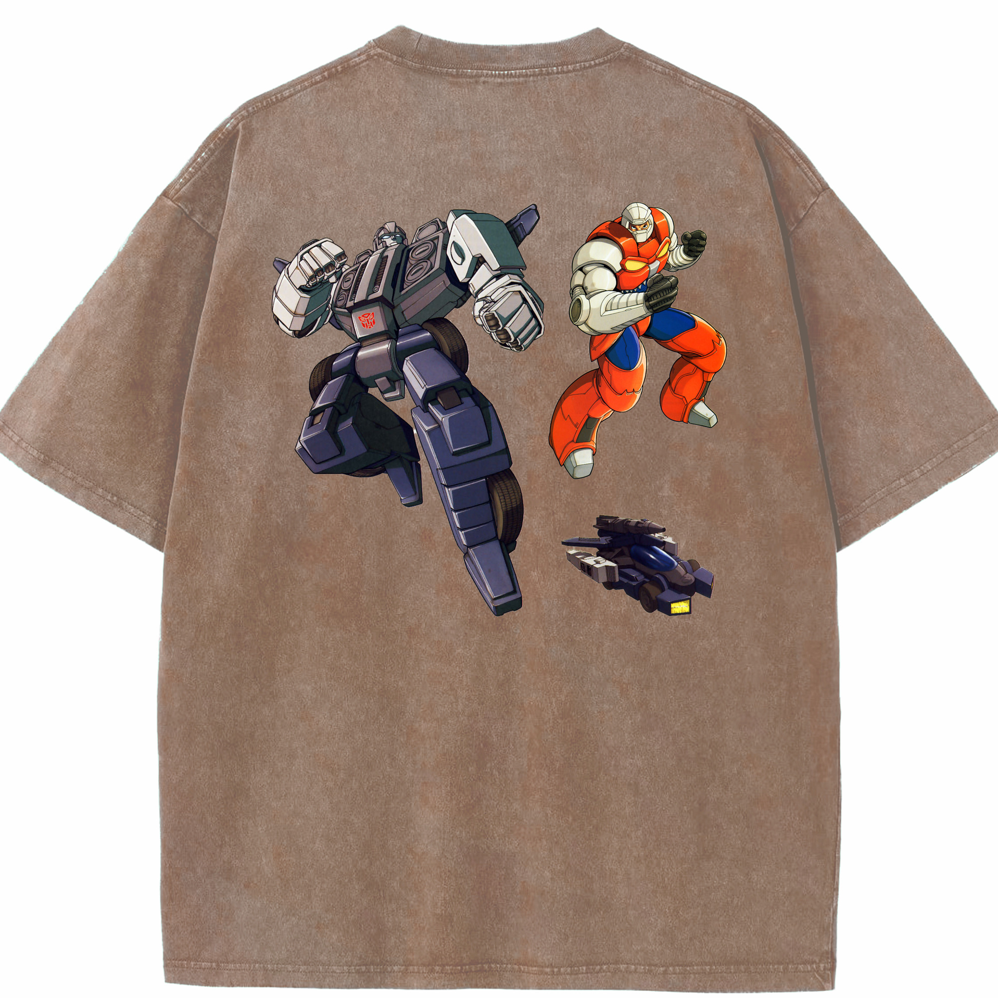 （画像用）  綿100% ヴィンテージ風 半袖Tシャツ（背面プリント）