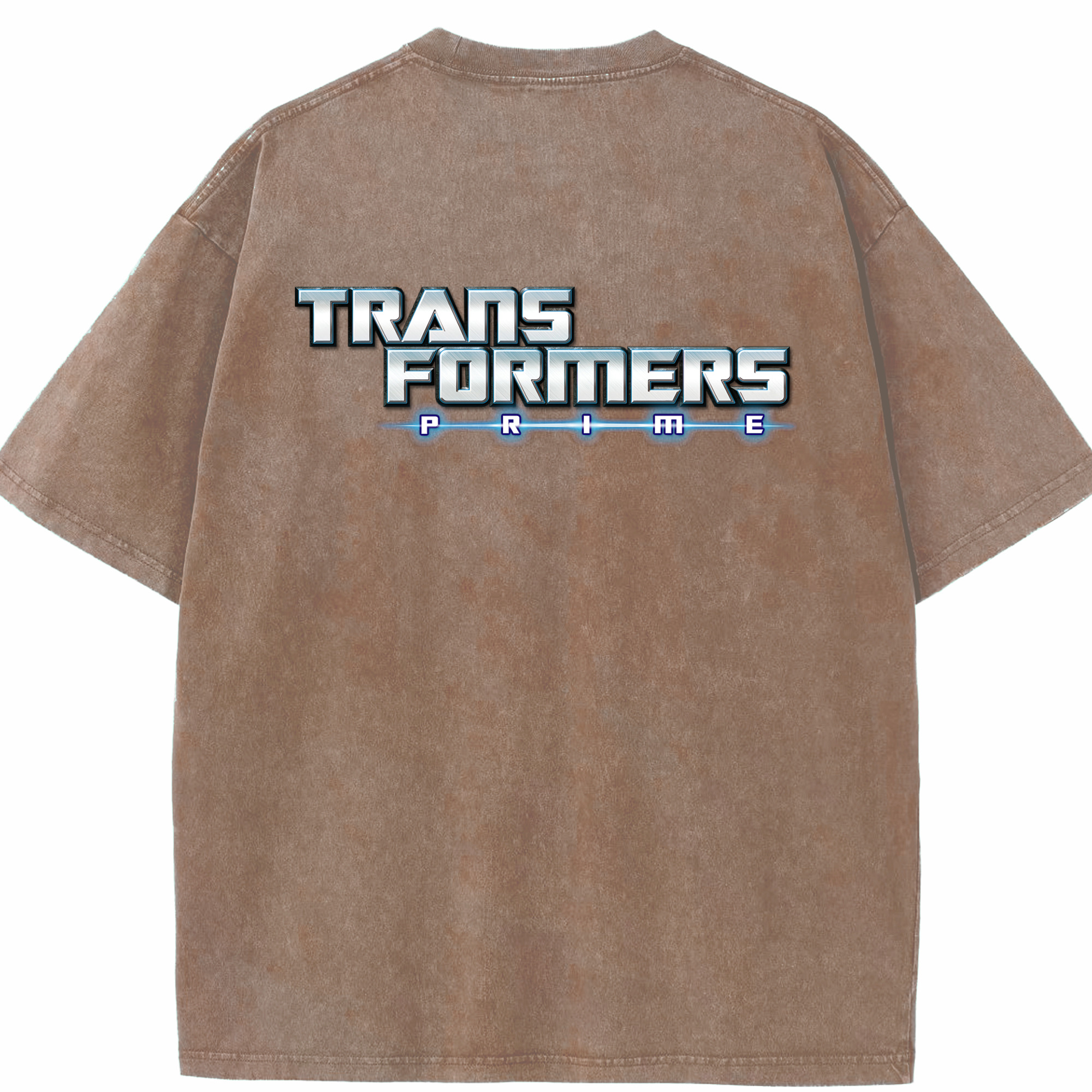 （画像用）  綿100% ヴィンテージ風 半袖Tシャツ（背面プリント）