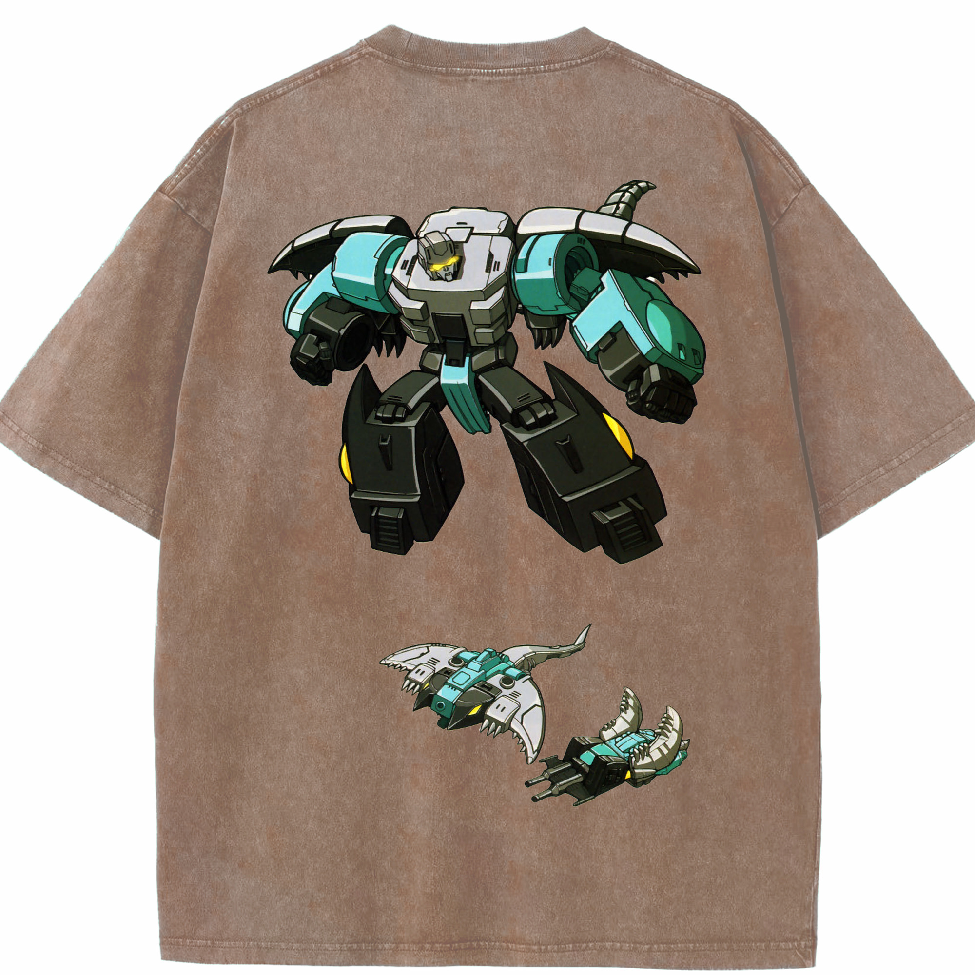 （画像用）  綿100% ヴィンテージ風 半袖Tシャツ（背面プリント）