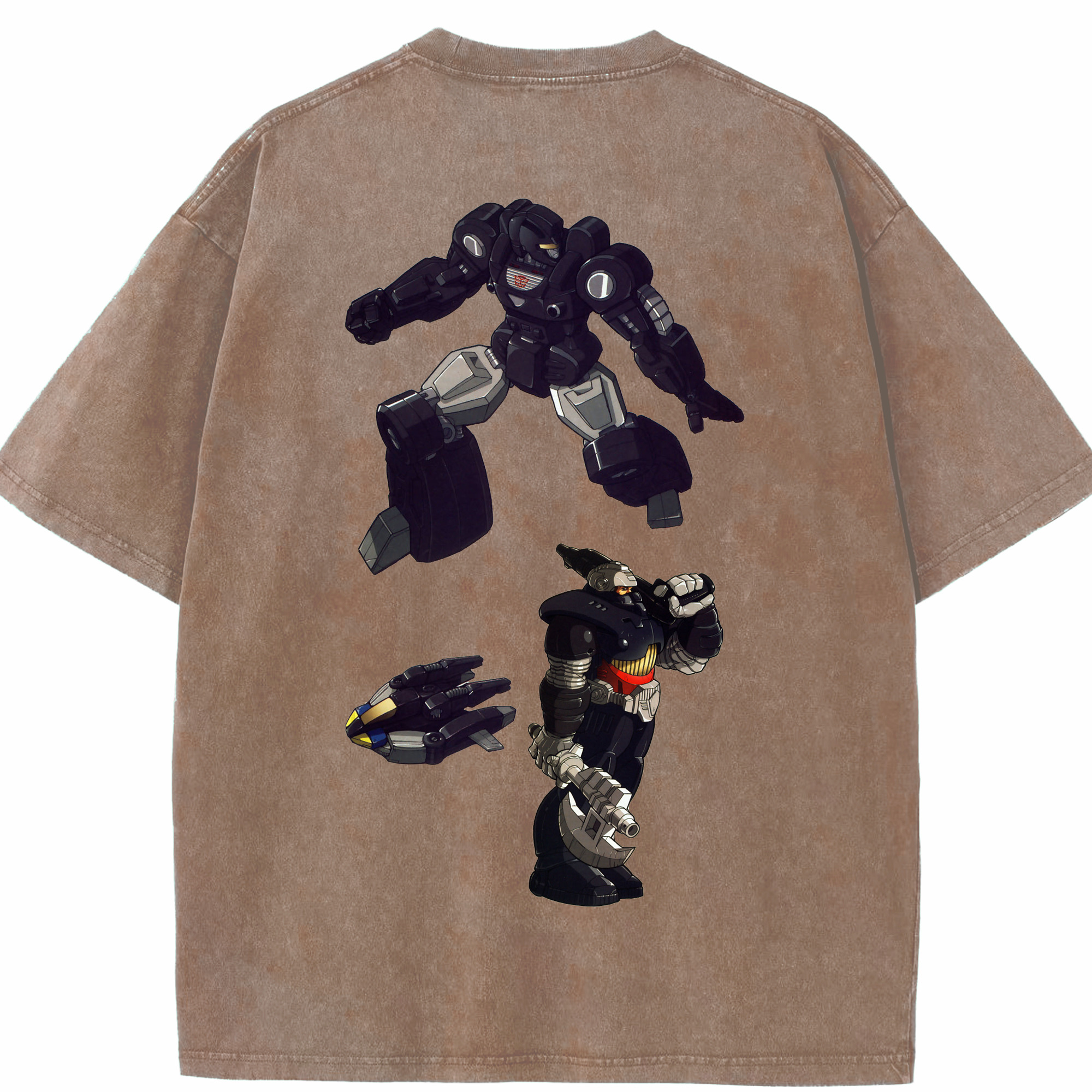 （画像用）  綿100% ヴィンテージ風 半袖Tシャツ（背面プリント）