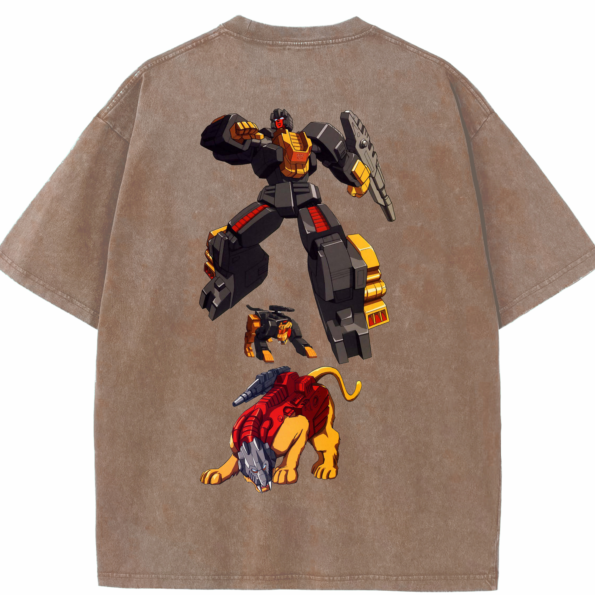 （画像用）  綿100% ヴィンテージ風 半袖Tシャツ（背面プリント）