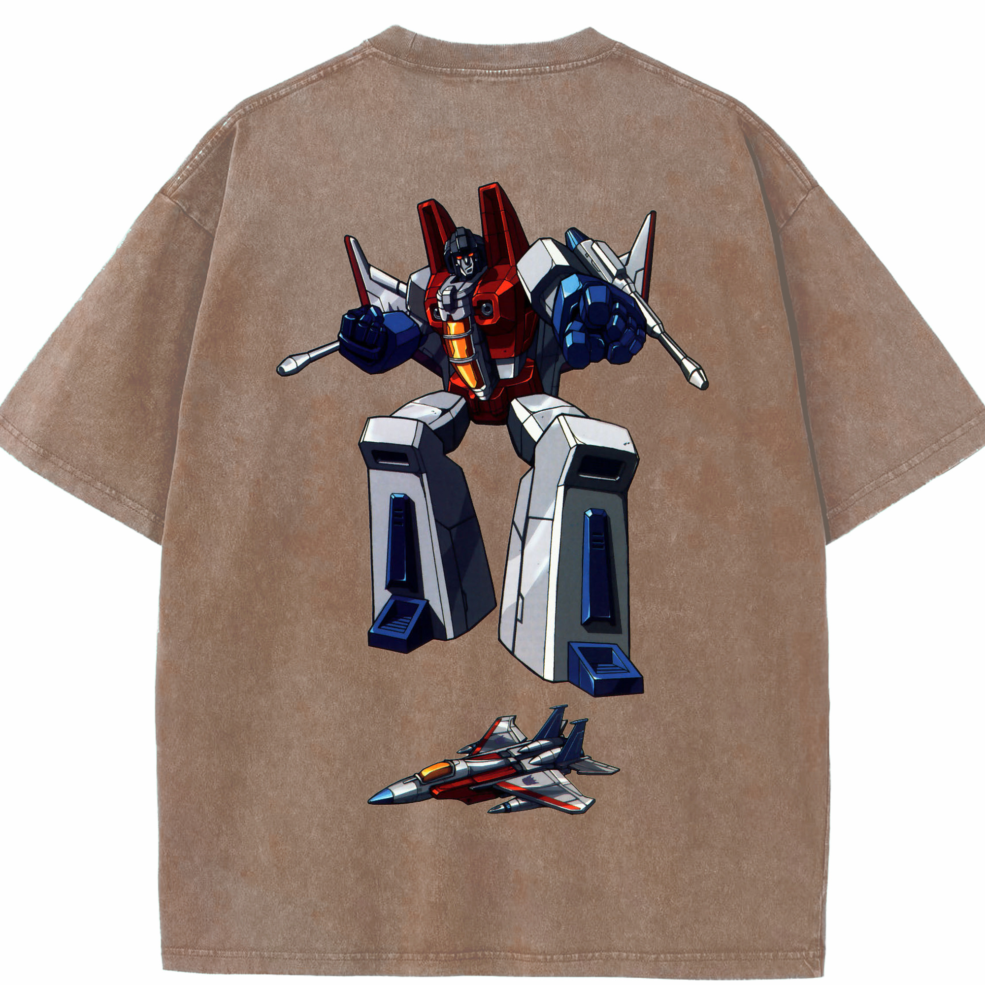 （画像用）  綿100% ヴィンテージ風 半袖Tシャツ（背面プリント）