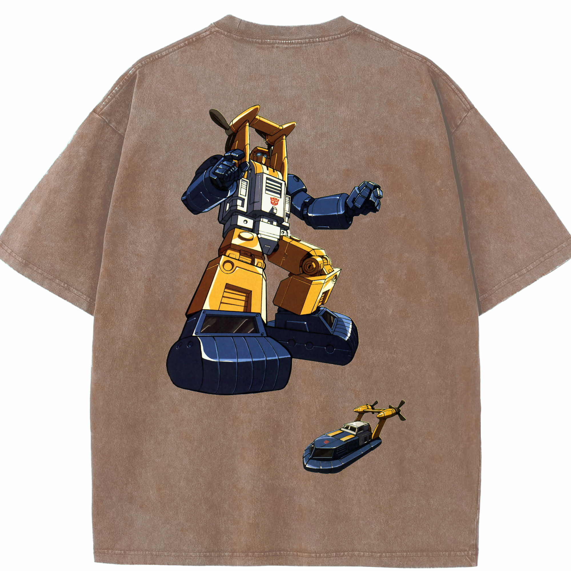 （画像用）  綿100% ヴィンテージ風 半袖Tシャツ（背面プリント）
