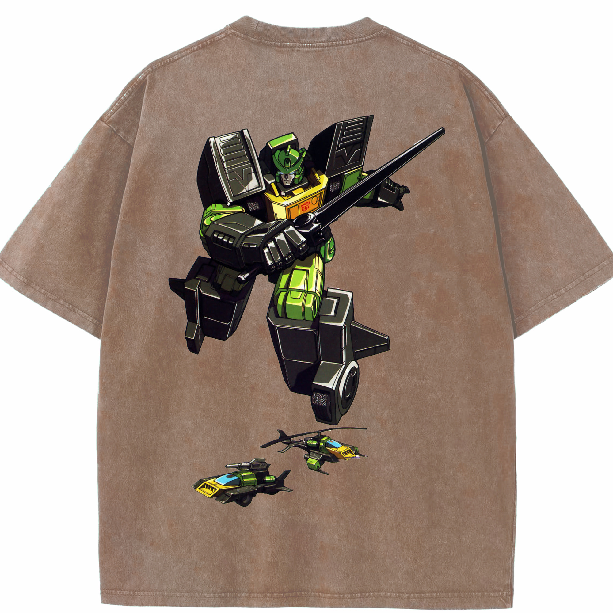 （画像用）  綿100% ヴィンテージ風 半袖Tシャツ（背面プリント）