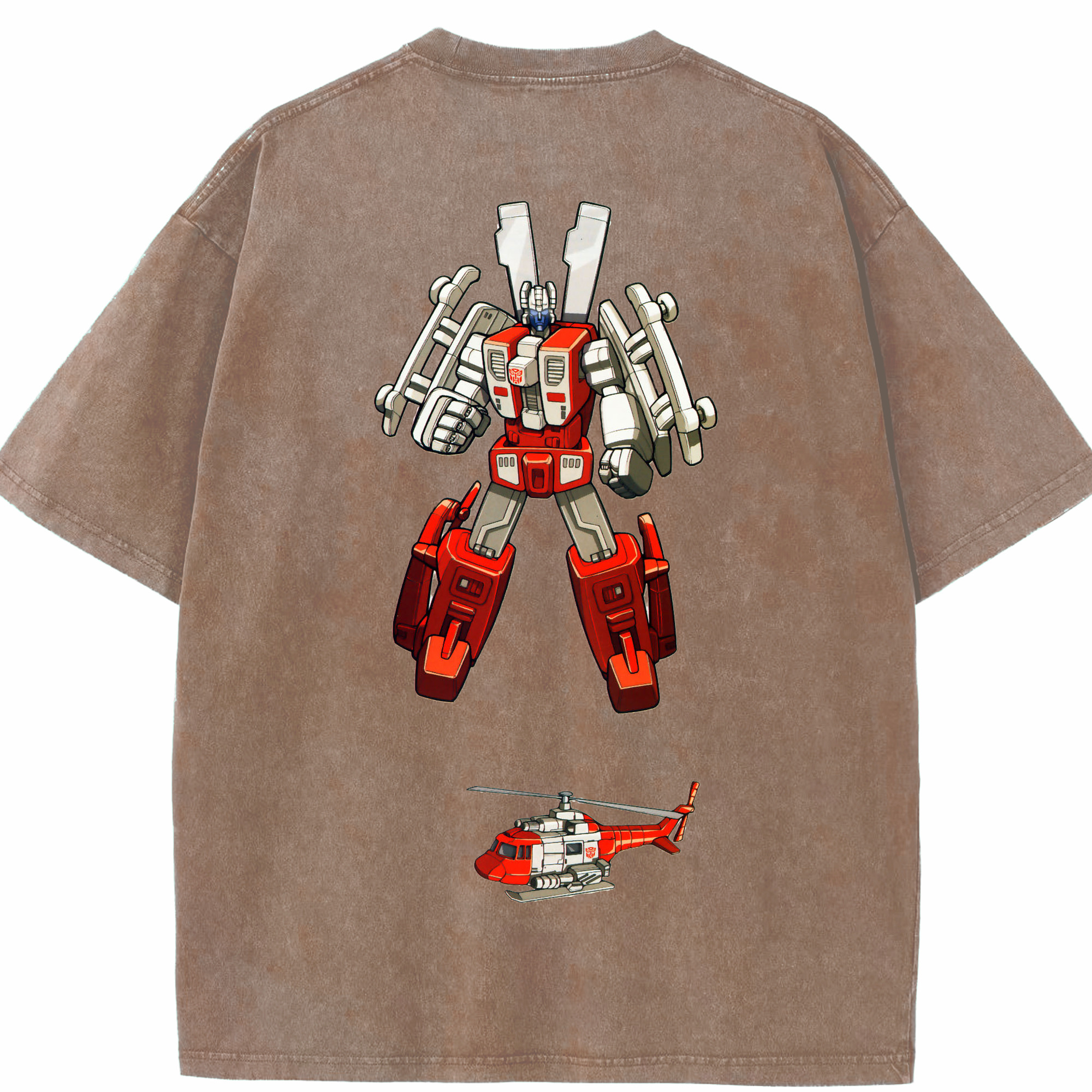 （画像用）  綿100% ヴィンテージ風 半袖Tシャツ（背面プリント）