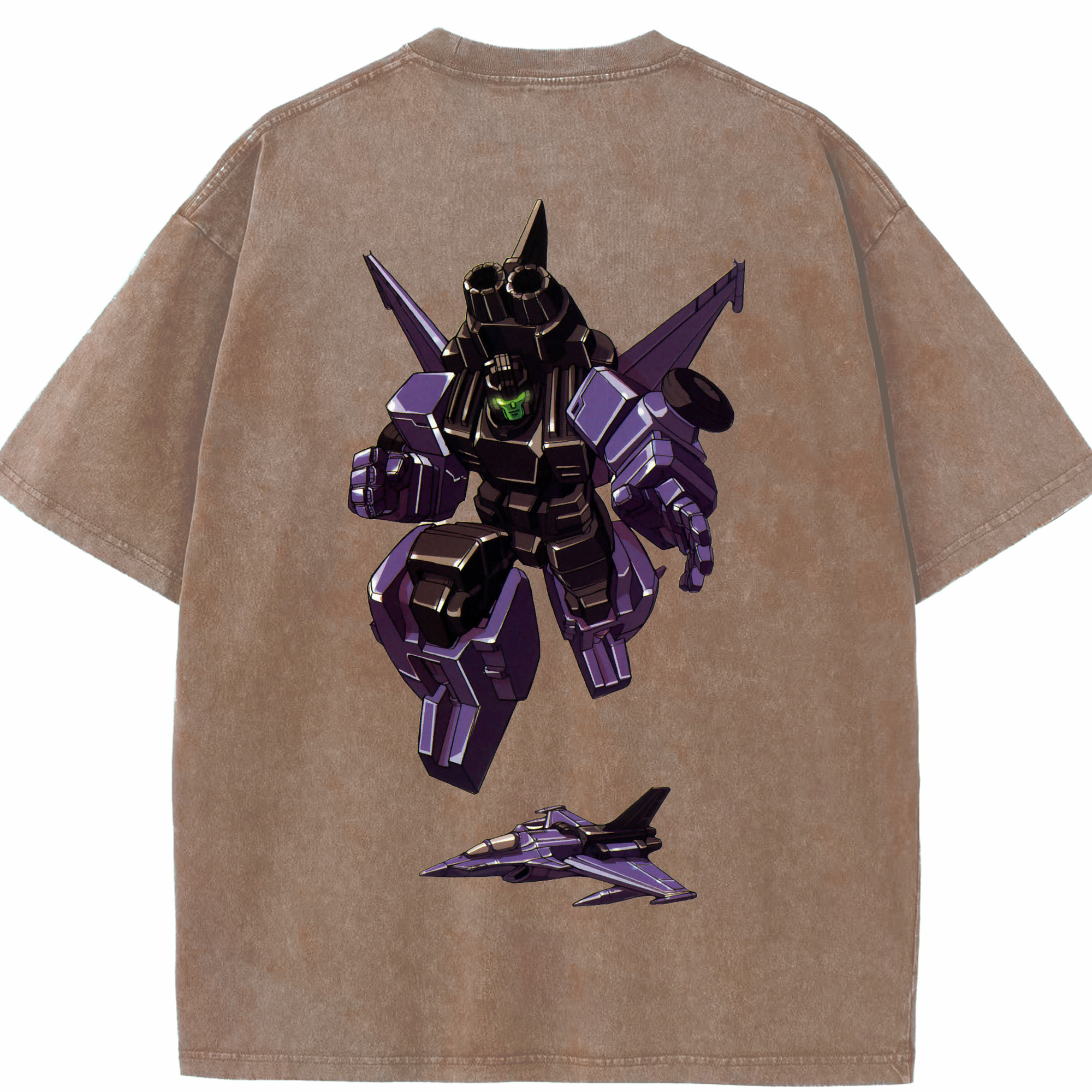 （画像用）  綿100% ヴィンテージ風 半袖Tシャツ（背面プリント）
