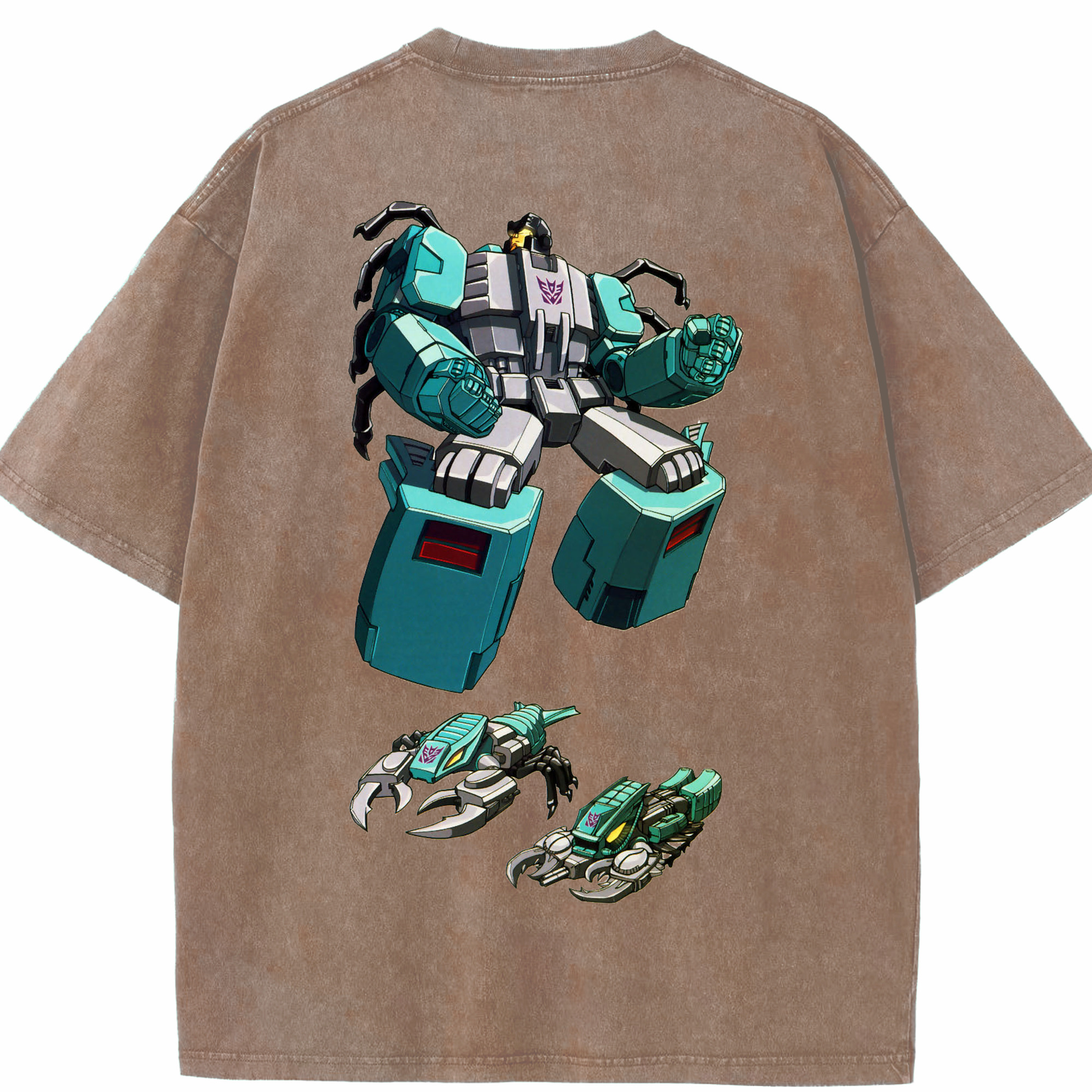 （画像用）  綿100% ヴィンテージ風 半袖Tシャツ（背面プリント）