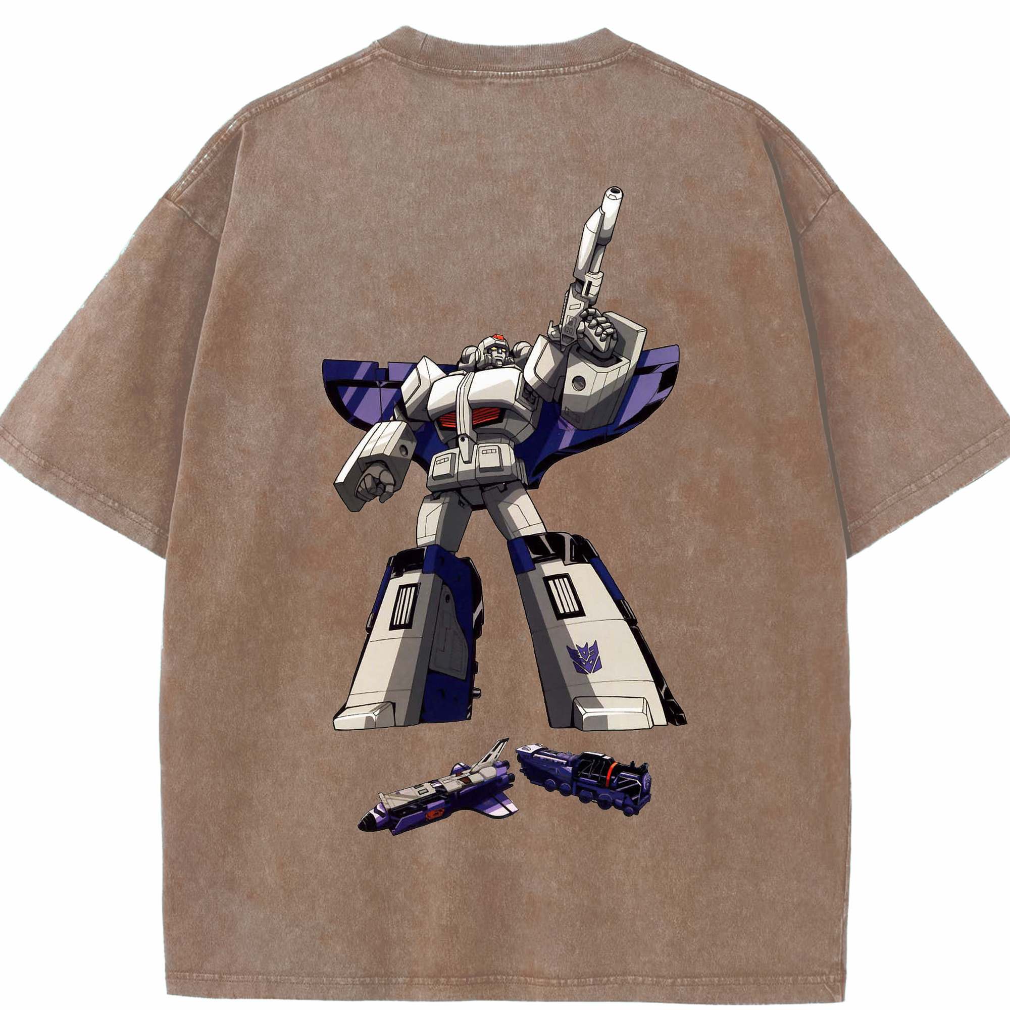 （画像用）  綿100% ヴィンテージ風 半袖Tシャツ（背面プリント）