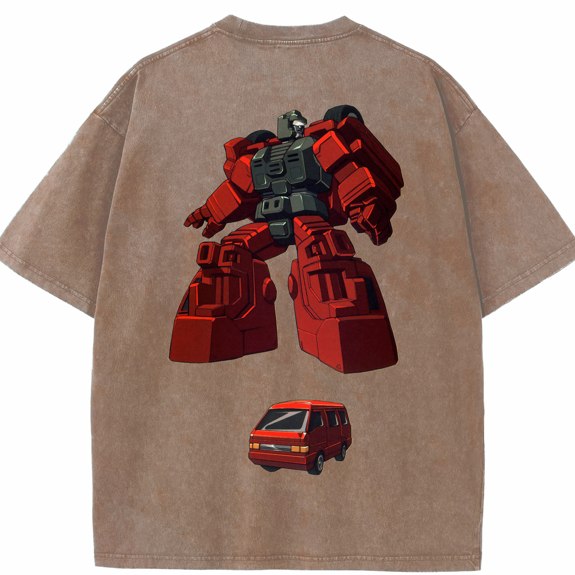 （画像用）  綿100% ヴィンテージ風 半袖Tシャツ（背面プリント）