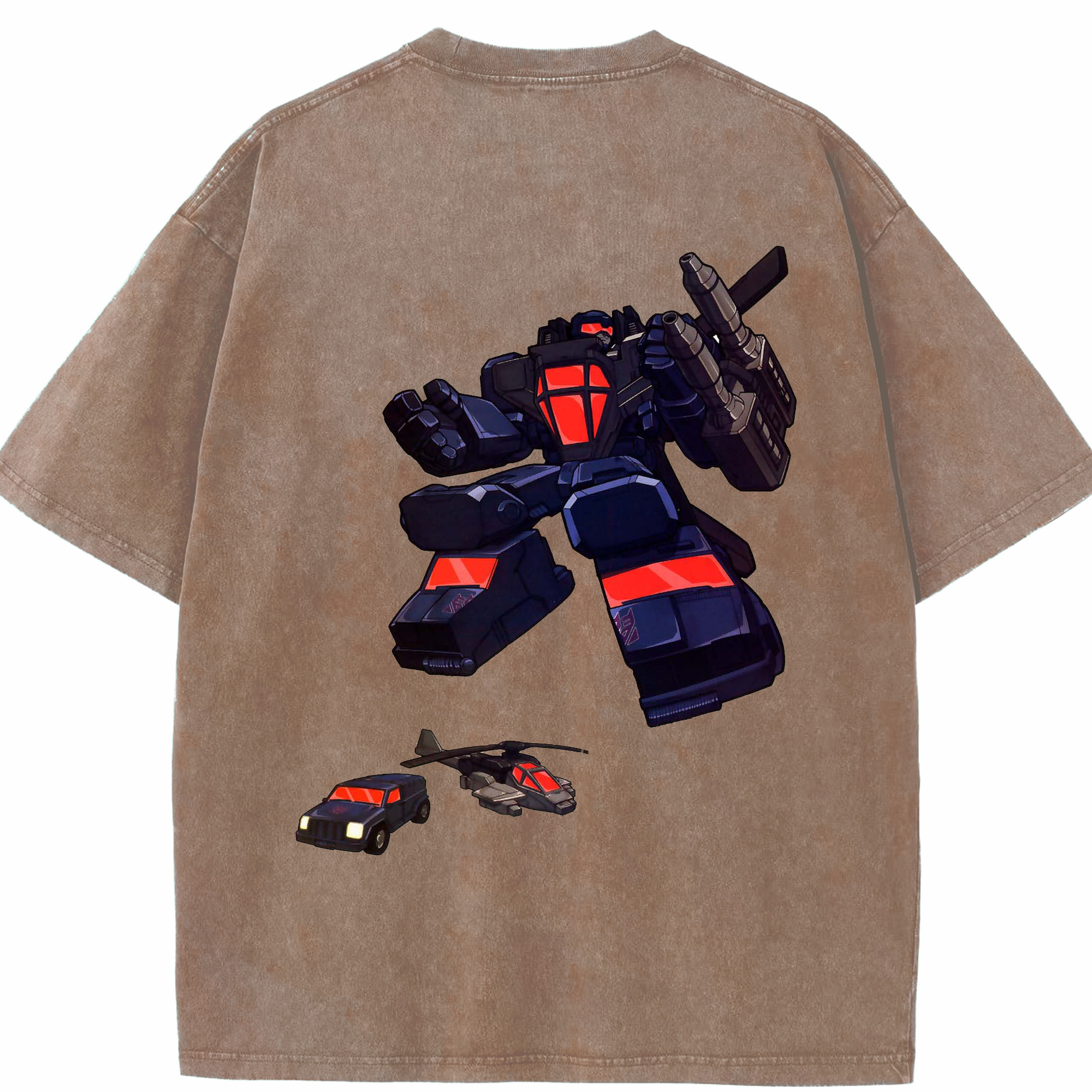 （画像用）  綿100% ヴィンテージ風 半袖Tシャツ（背面プリント）