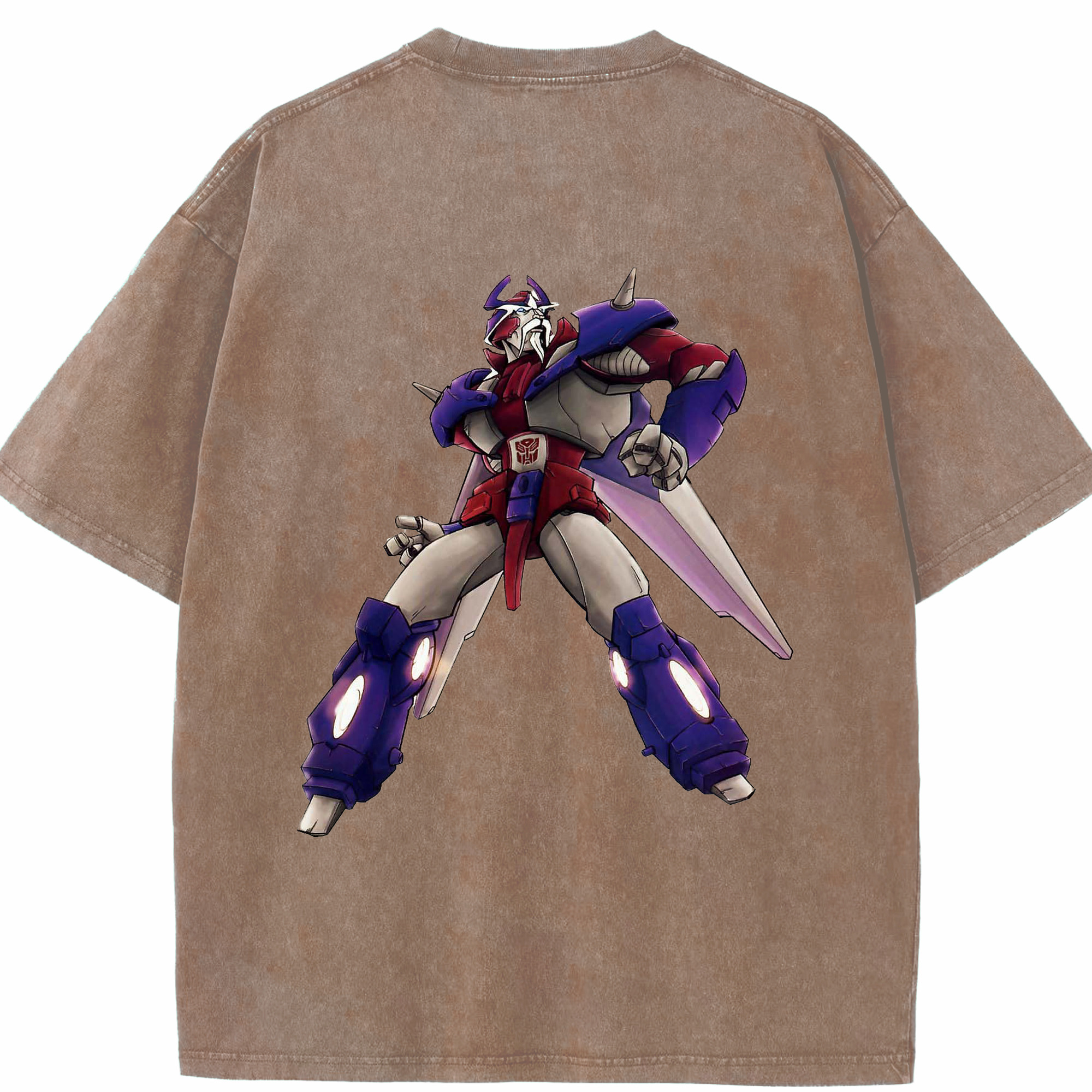 （画像用）  綿100% ヴィンテージ風 半袖Tシャツ（背面プリント）