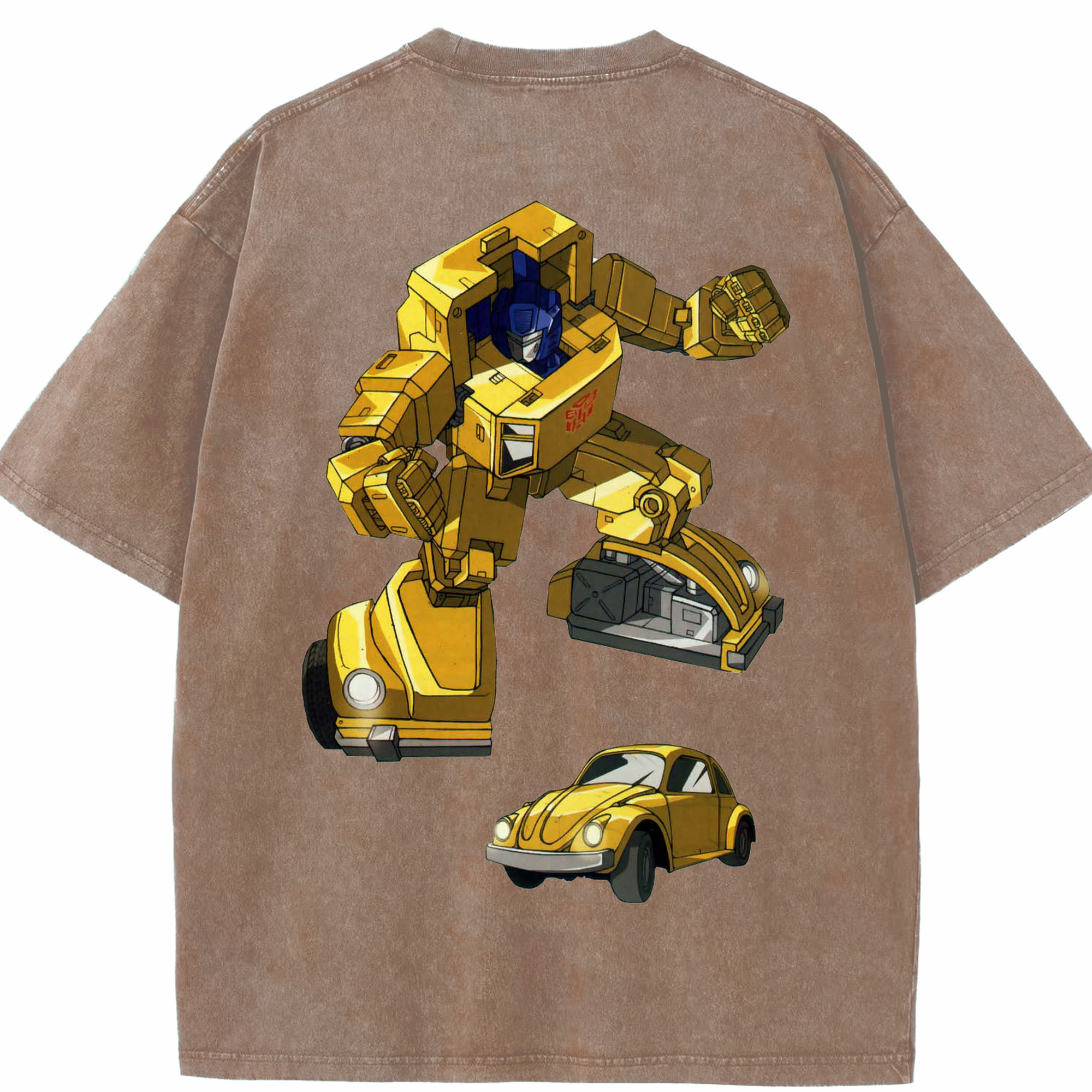 （画像用）  綿100% ヴィンテージ風 半袖Tシャツ（背面プリント）