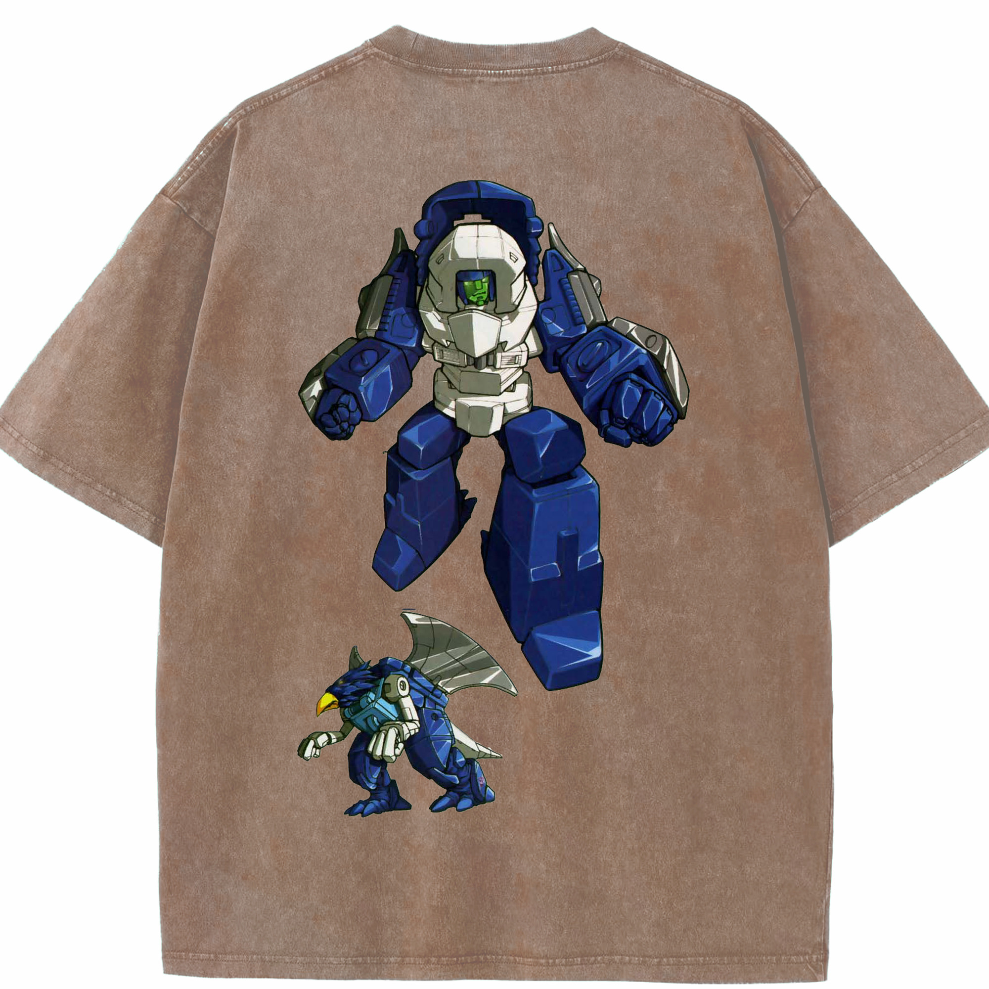 （画像用）  綿100% ヴィンテージ風 半袖Tシャツ（背面プリント）