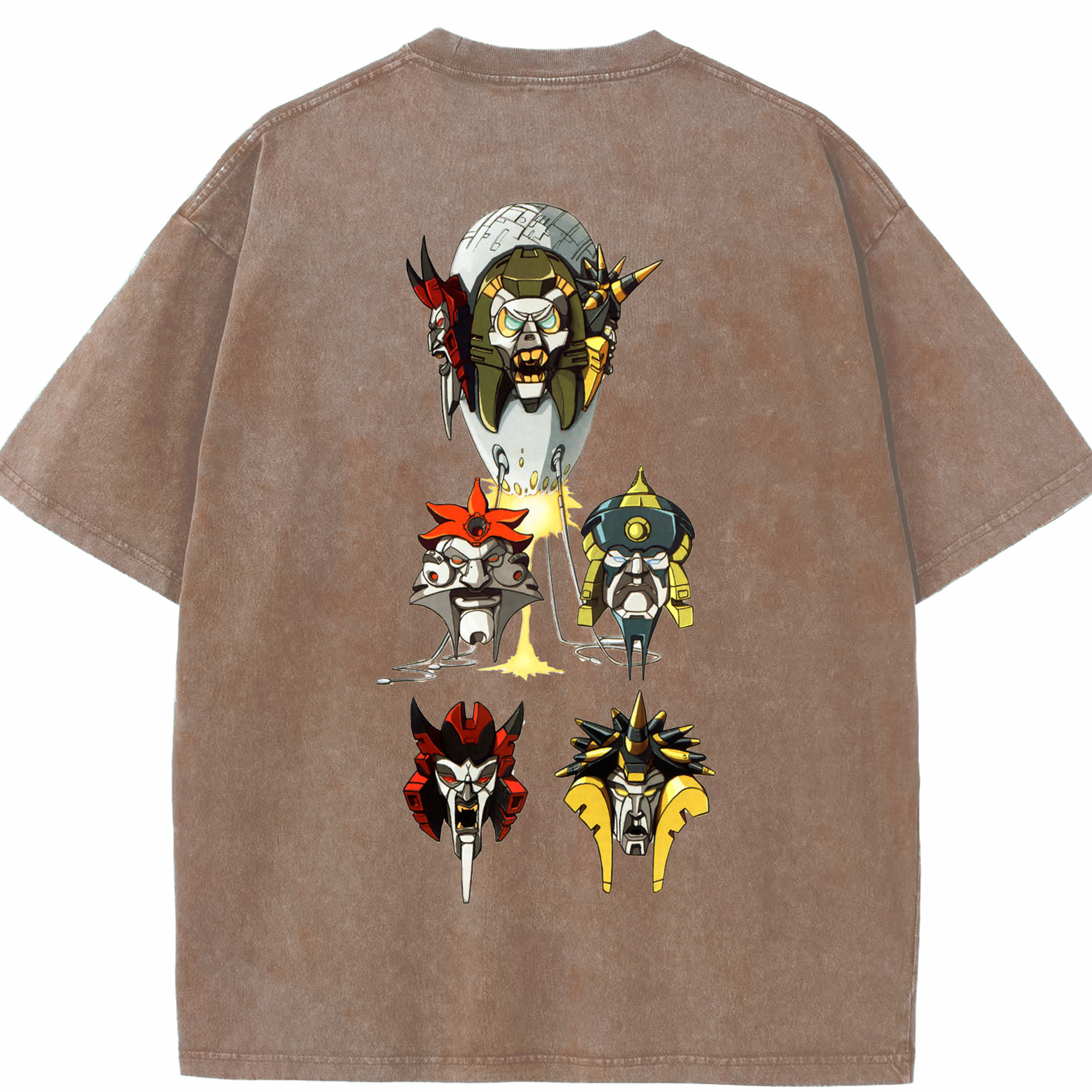 （画像用）  綿100% ヴィンテージ風 半袖Tシャツ（背面プリント）