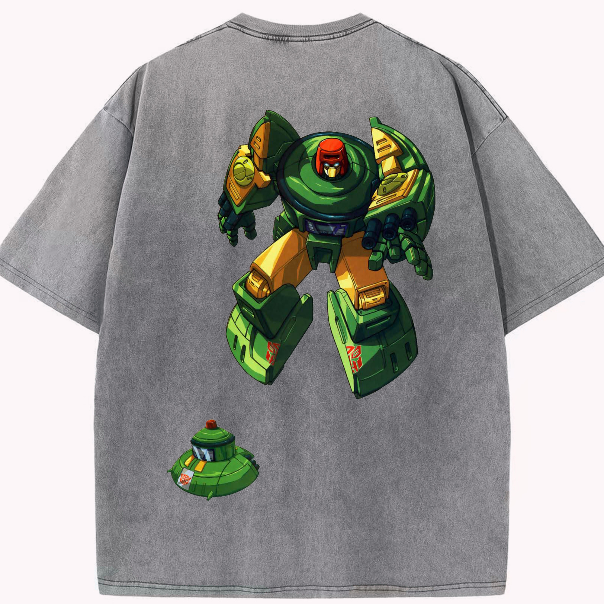 （画像用）  綿100% ヴィンテージ風 半袖Tシャツ（背面プリント）